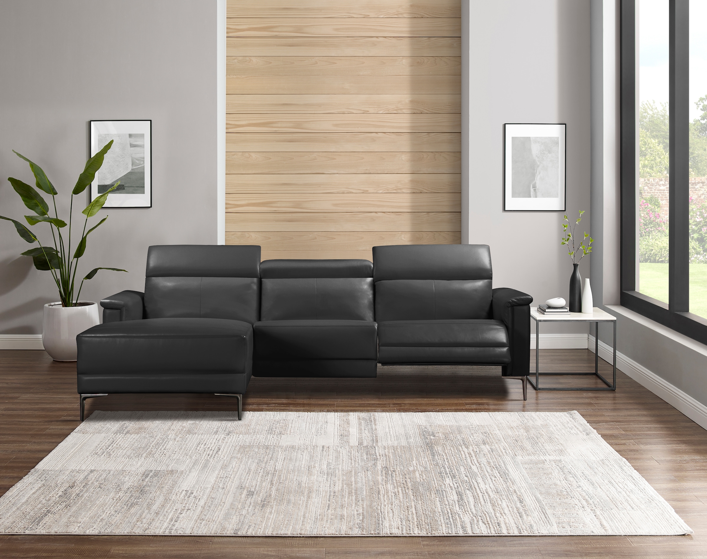 Places of Style Ecksofa Lund, mit man. o. elektr. Relaxfunktion und USB/ Kopfteilverstellung