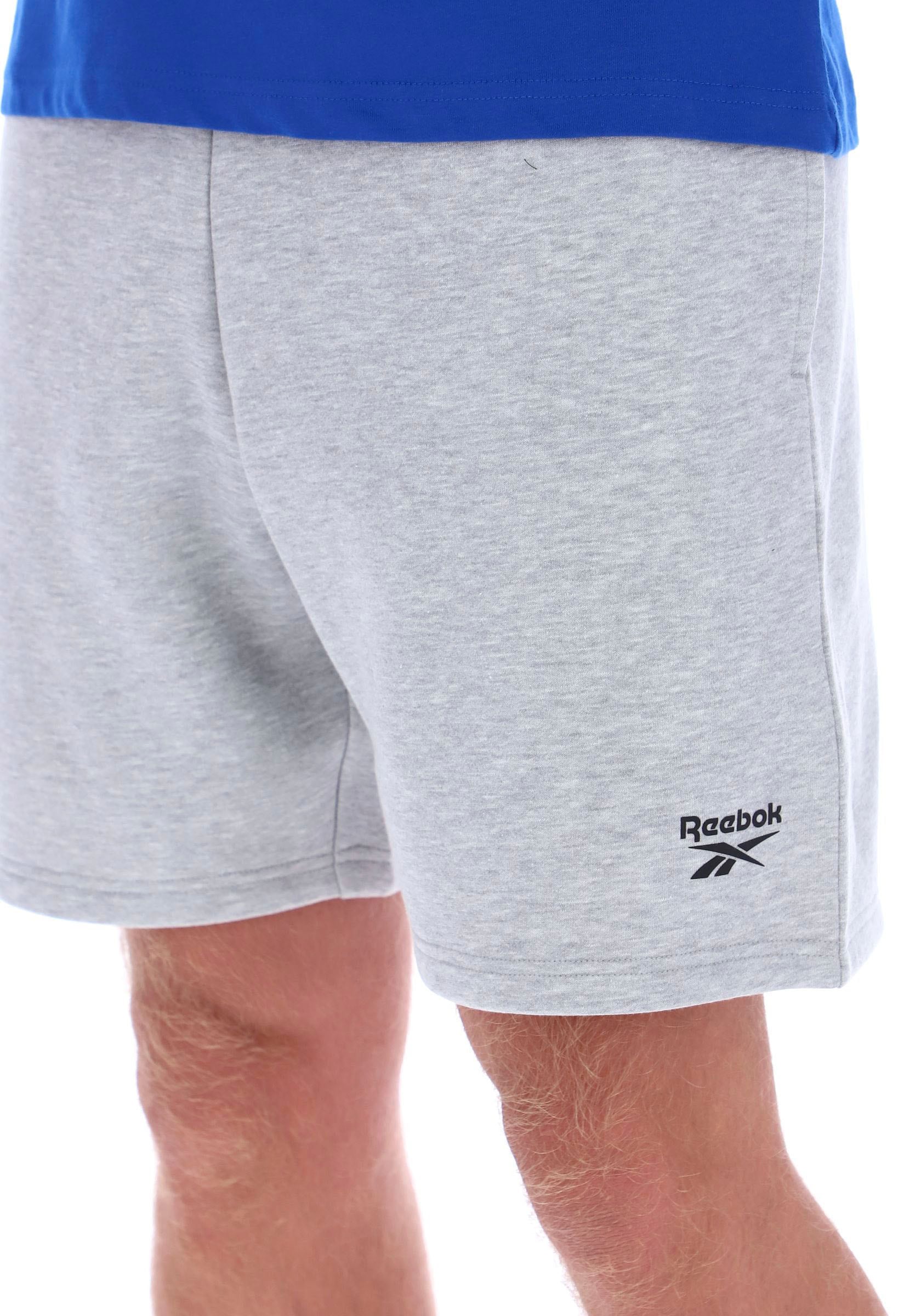 Reebok Sweatshorts »MARCUS SMALL LOGO FLEECE SHORTS«  lockere Passform, mit elastischem Bund, sportlicher Stil