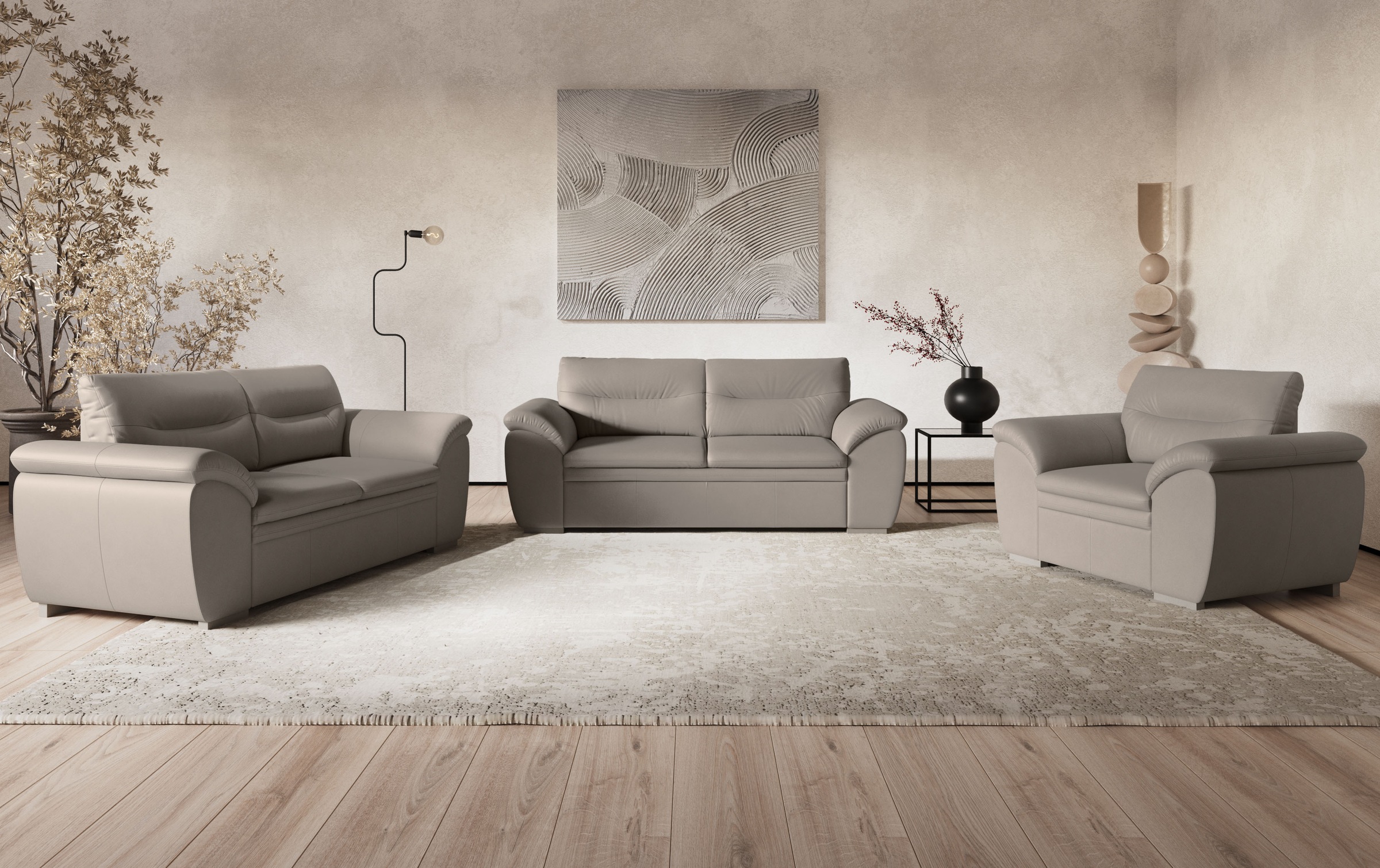 COTTA 2-Sitzer "Leandra" Polstergarnitur, auch als Set erhältlich günstig online kaufen