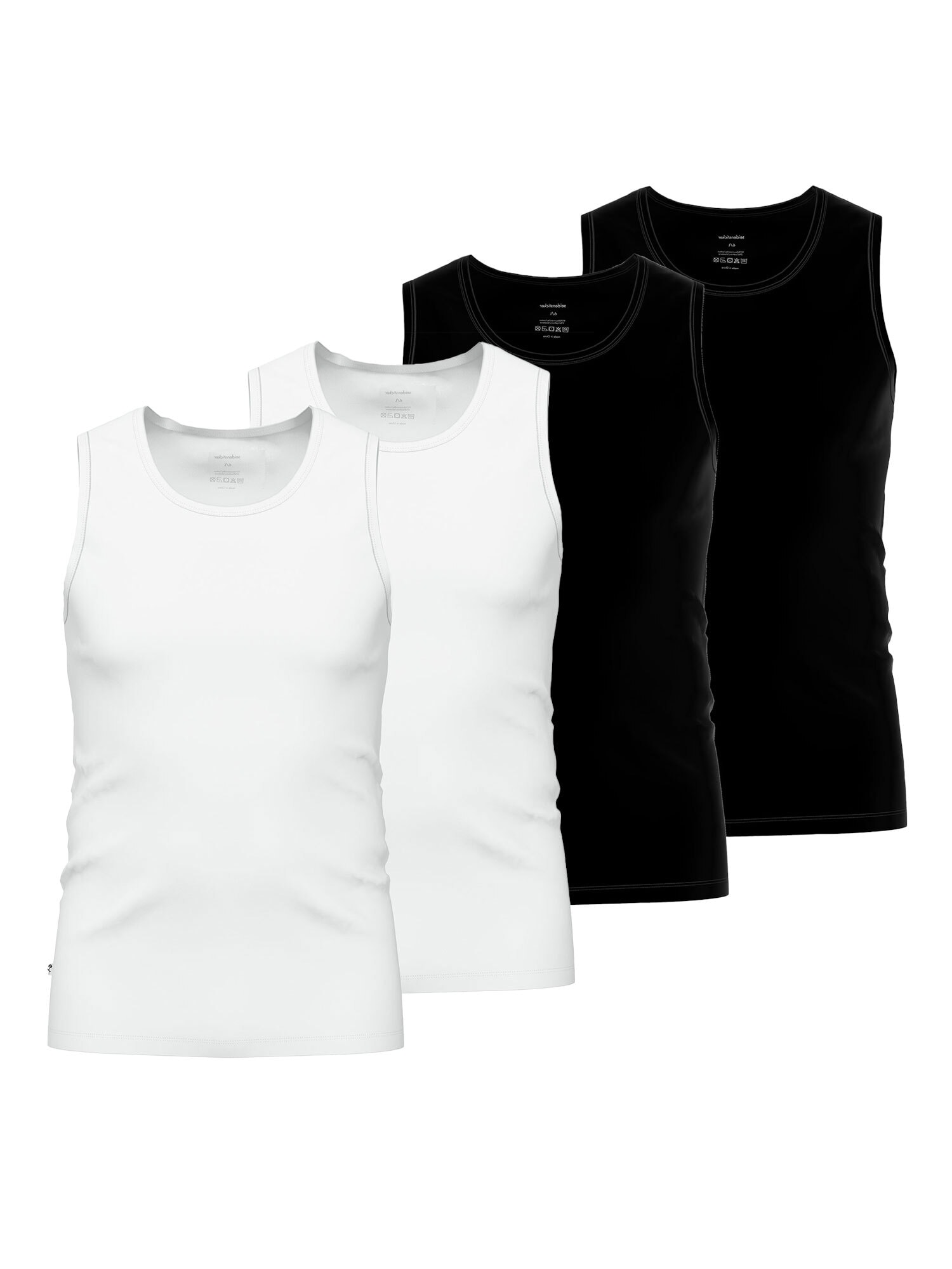 seidensticker Achselhemd "4er Pack Herren Tank Top"