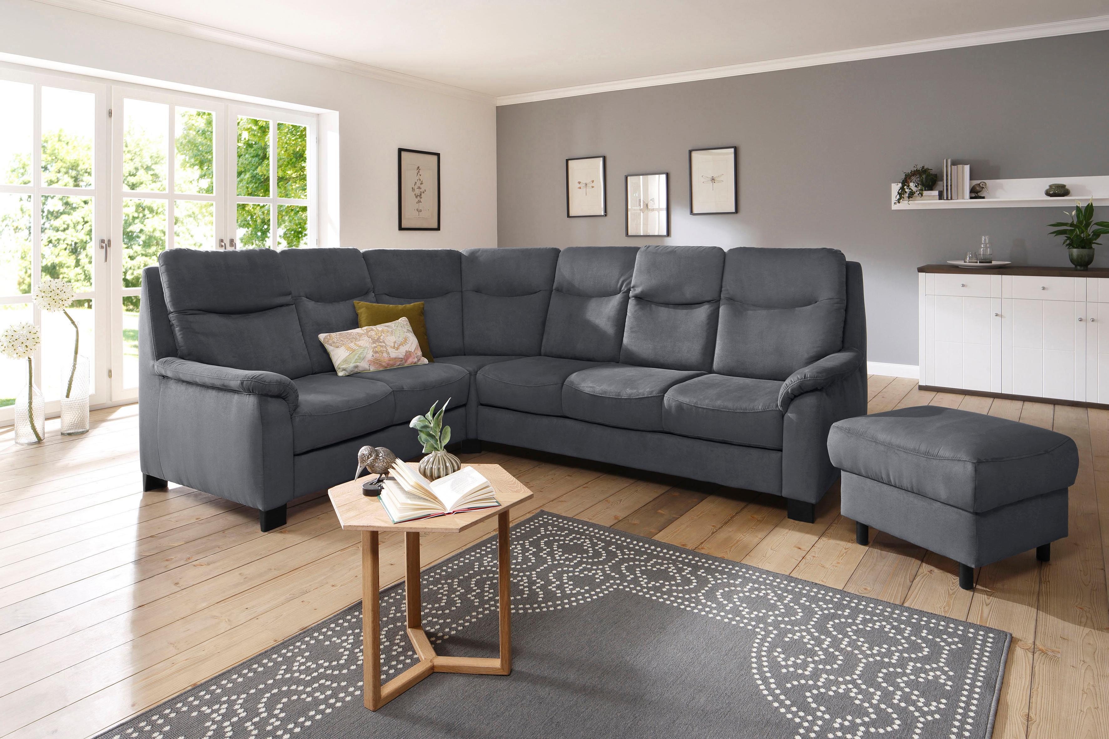 OTTO home Ecksofa "Boccaccio L-Form" mit Federkern, incl. Kopfteilverstellung, wahlweise Schlaffunktion