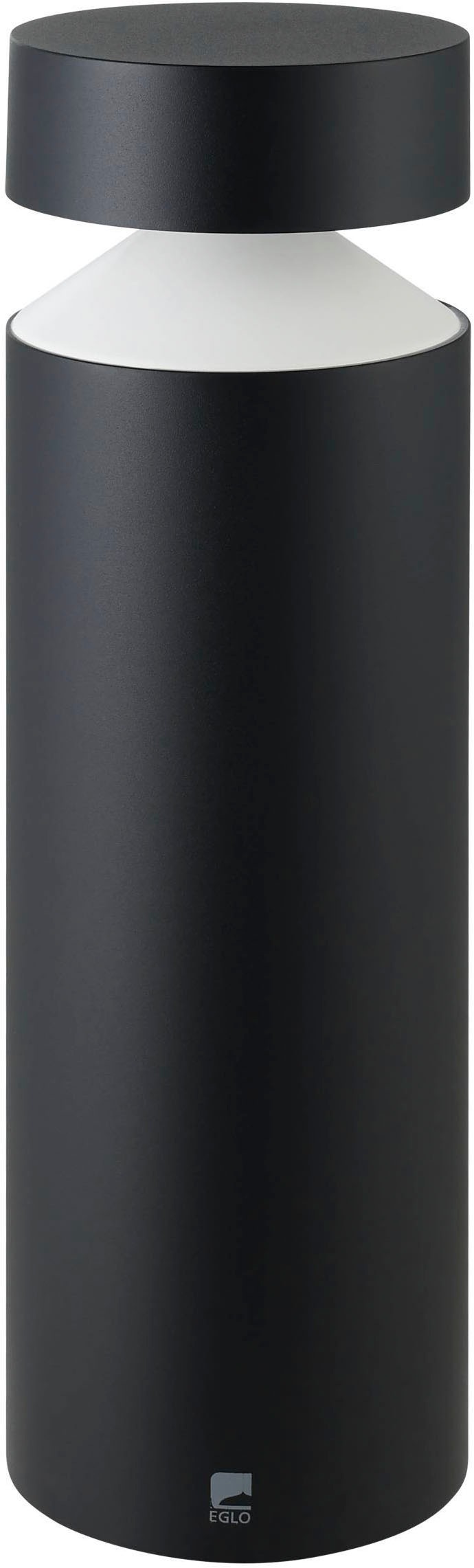 EGLO Sockelleuchte »Melzo Außen-Wegelampe, Außenleuchte, Aluguss und Kunststoff, IP44« LED-Modul 1 Stk. Warmweiß Stehleuchte - H45 x Ø13,5 cm - schwarz - 1X11W inkl.