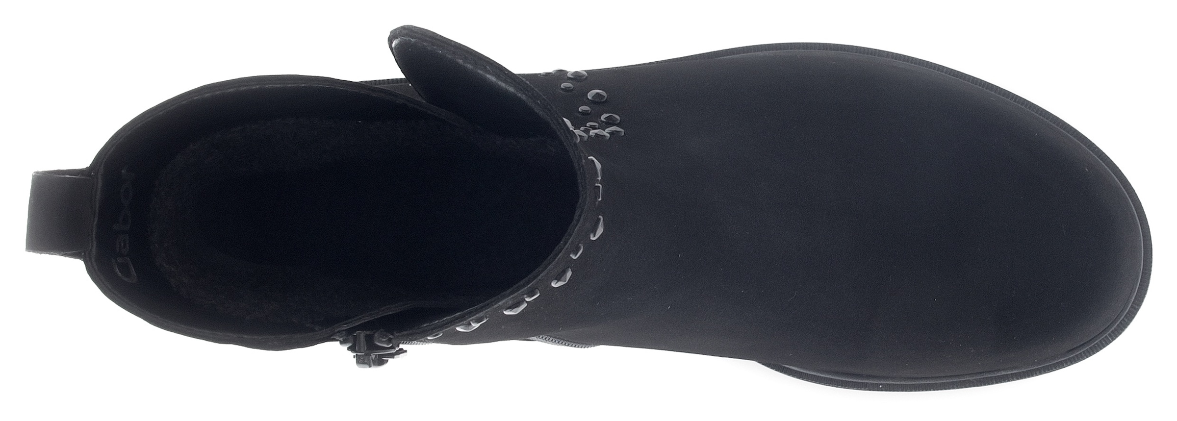 Gabor Stiefelette, Blockabsatz, Komfortschuh, Boots mit glänzenden Nieten