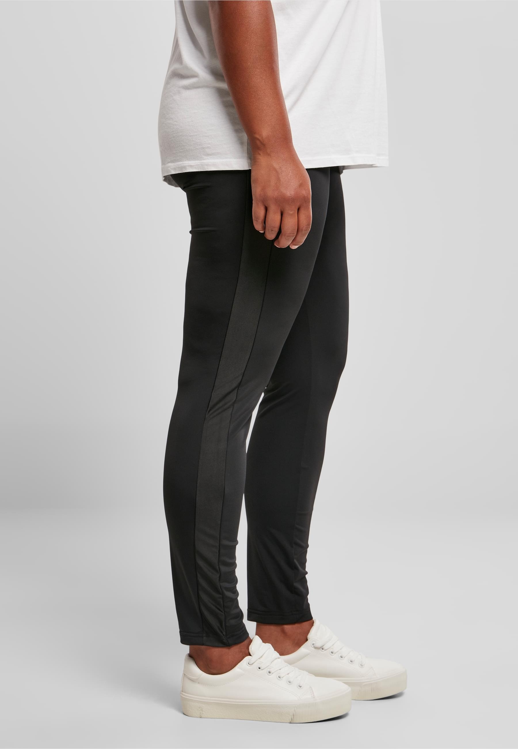 URBAN CLASSICS Leggings »Urban Classics Damen Ladies Highwaist Shiny Stripe Leggings«, (1 tlg.)