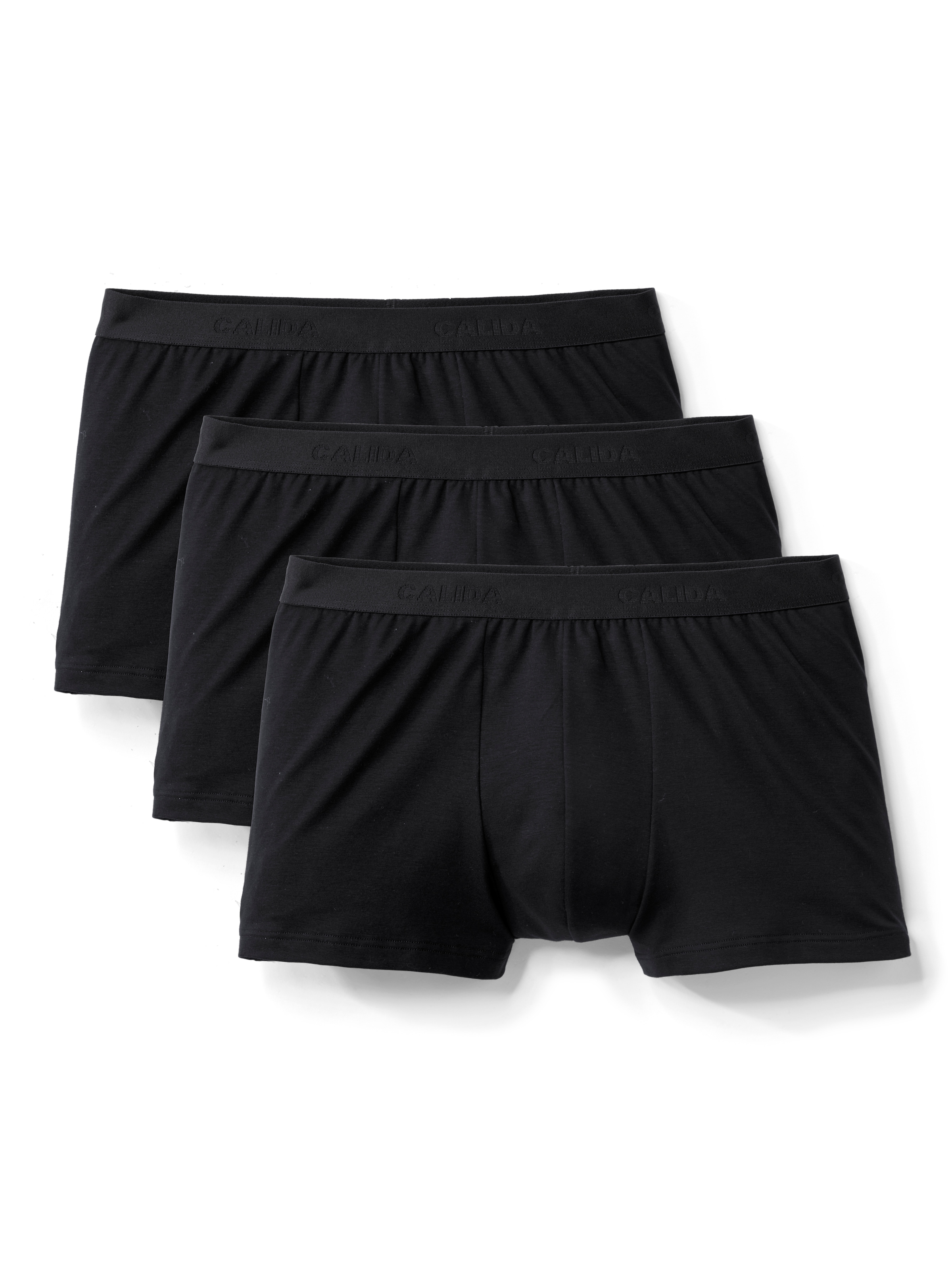 CALIDA Boxershorts "Natural Benefit", (Packung, 3 St.), mit formstabiler Single Jersey-Qualität