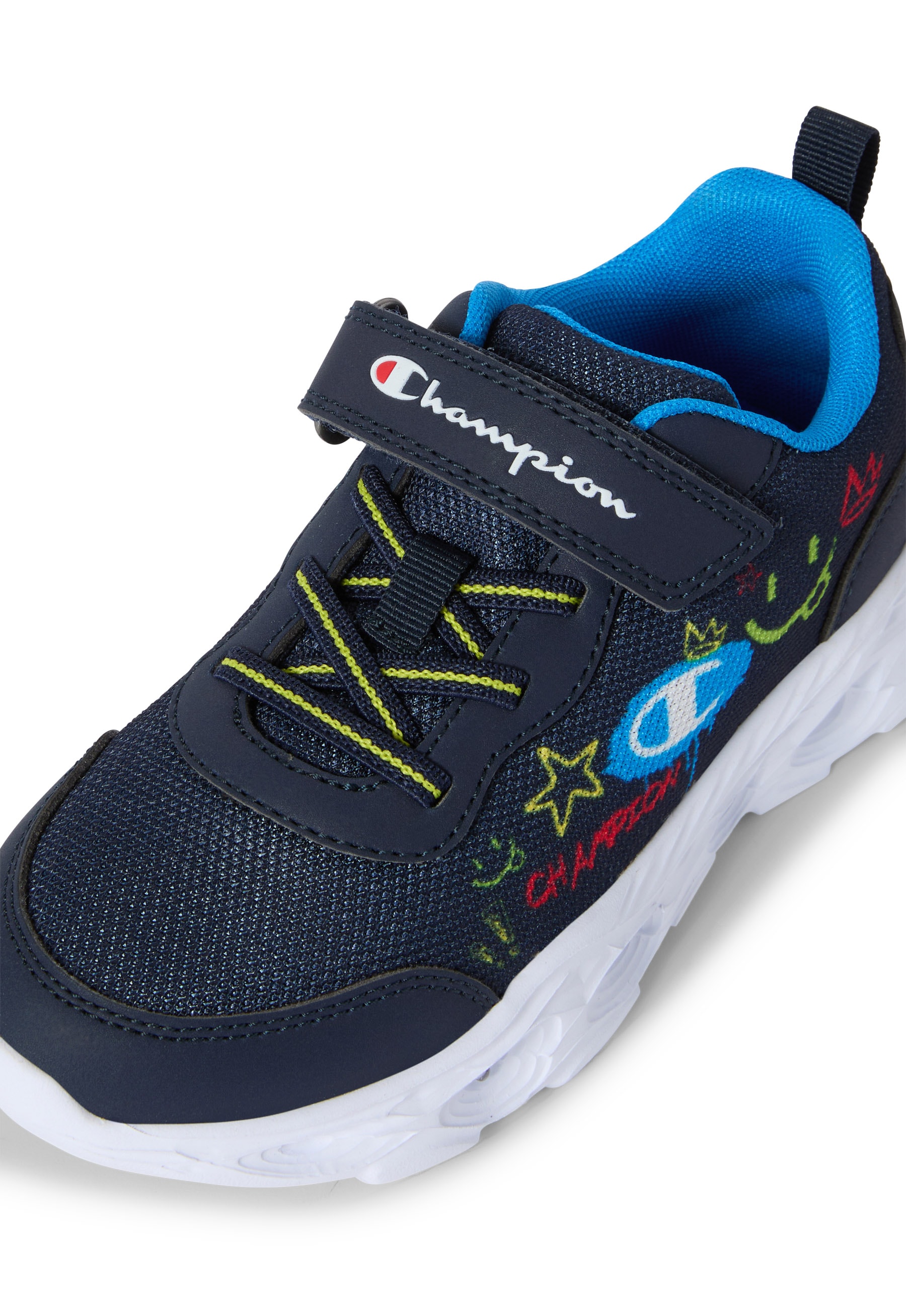 Champion Sneaker »FUNFAIR PRINT B PS«, mit cooler Blinkfunktion