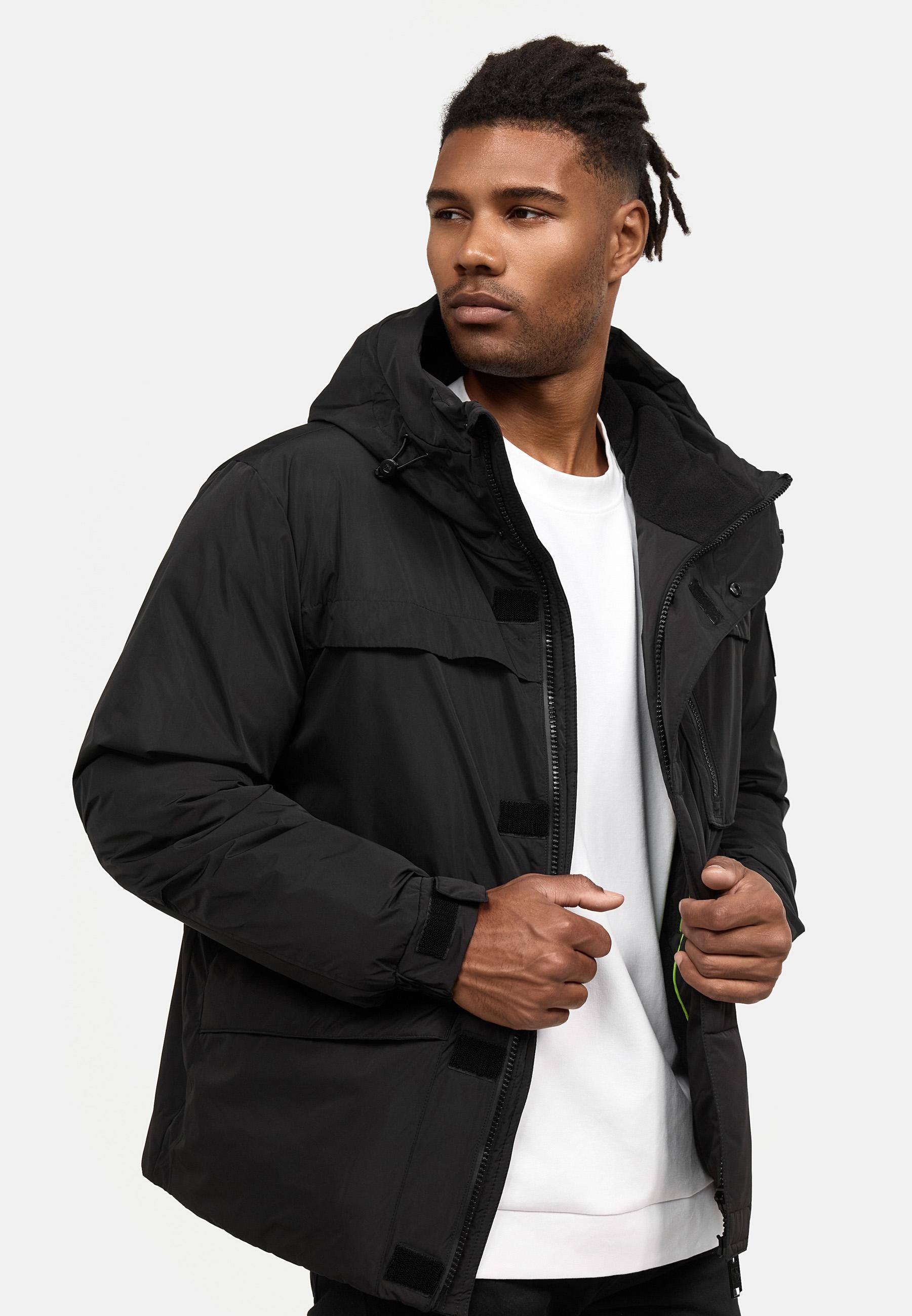 Stone Harbour Winterjacke »Yorchii XX«, mit Kapuze, Herren Outdoorjacke mit Fleece-Innenfutter