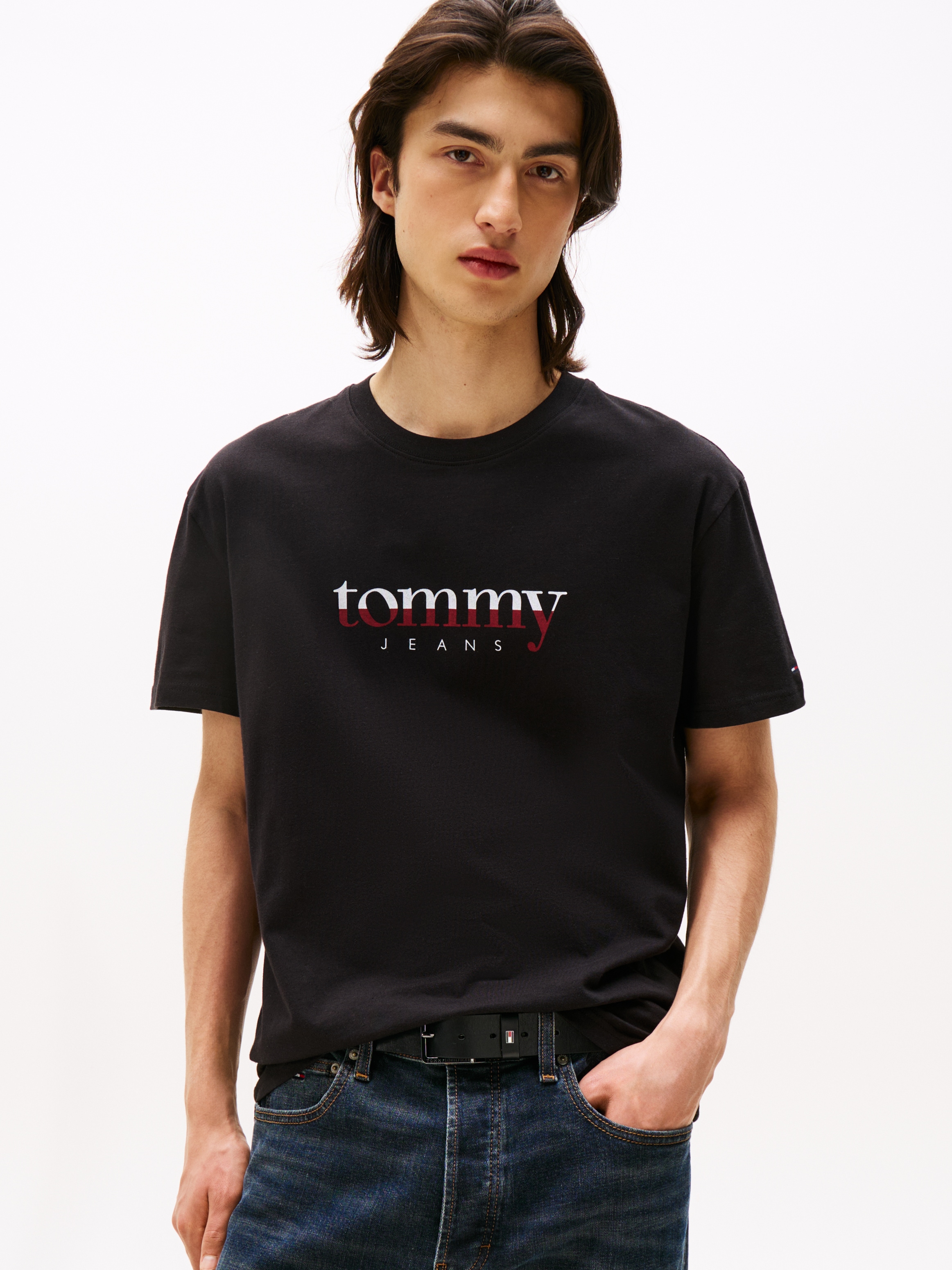 Tommy Jeans T-Shirt "aus Jersey mit Logo" günstig online kaufen