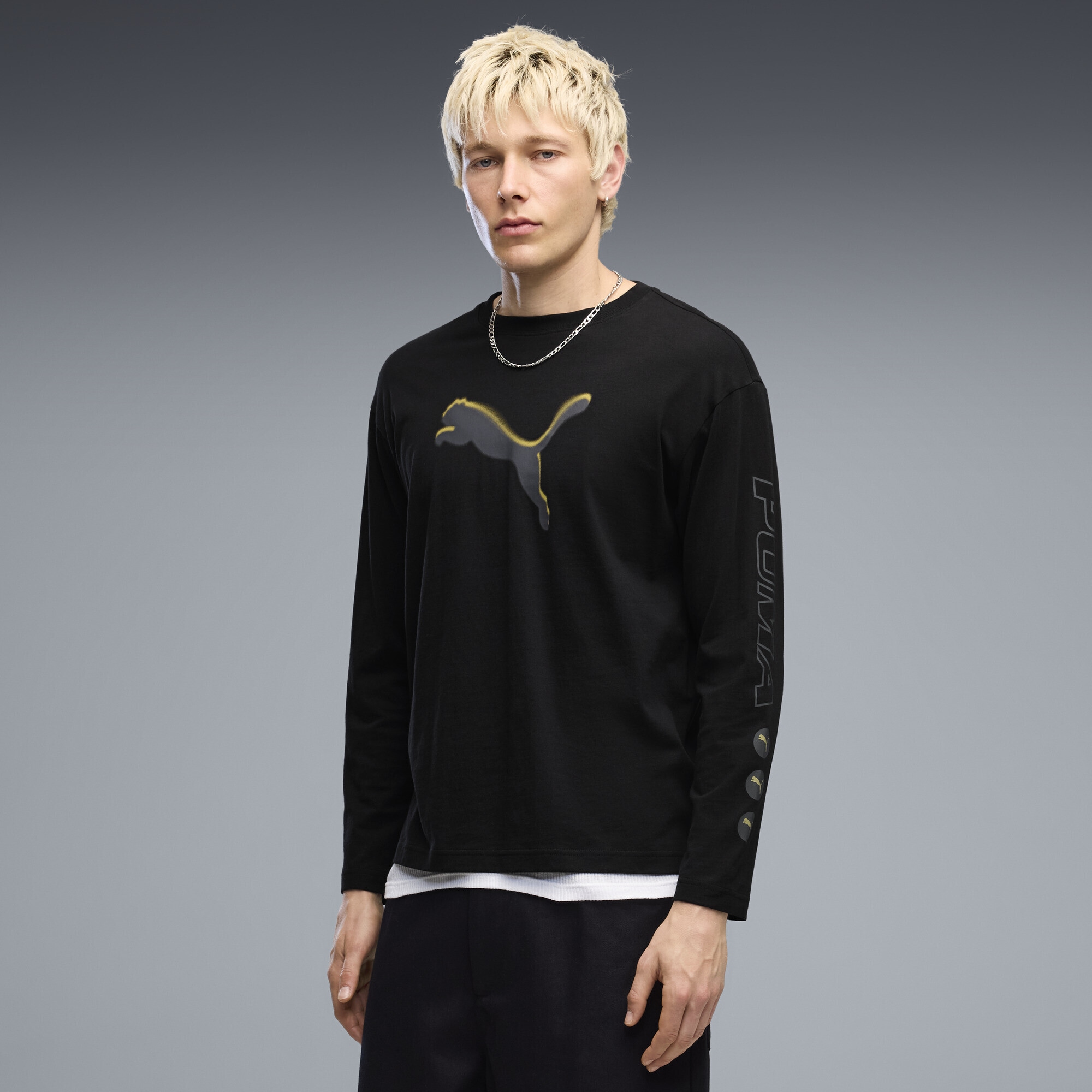 PUMA T-Shirt »PUMA Sport Relaxed Street Langarmshirt Herren«