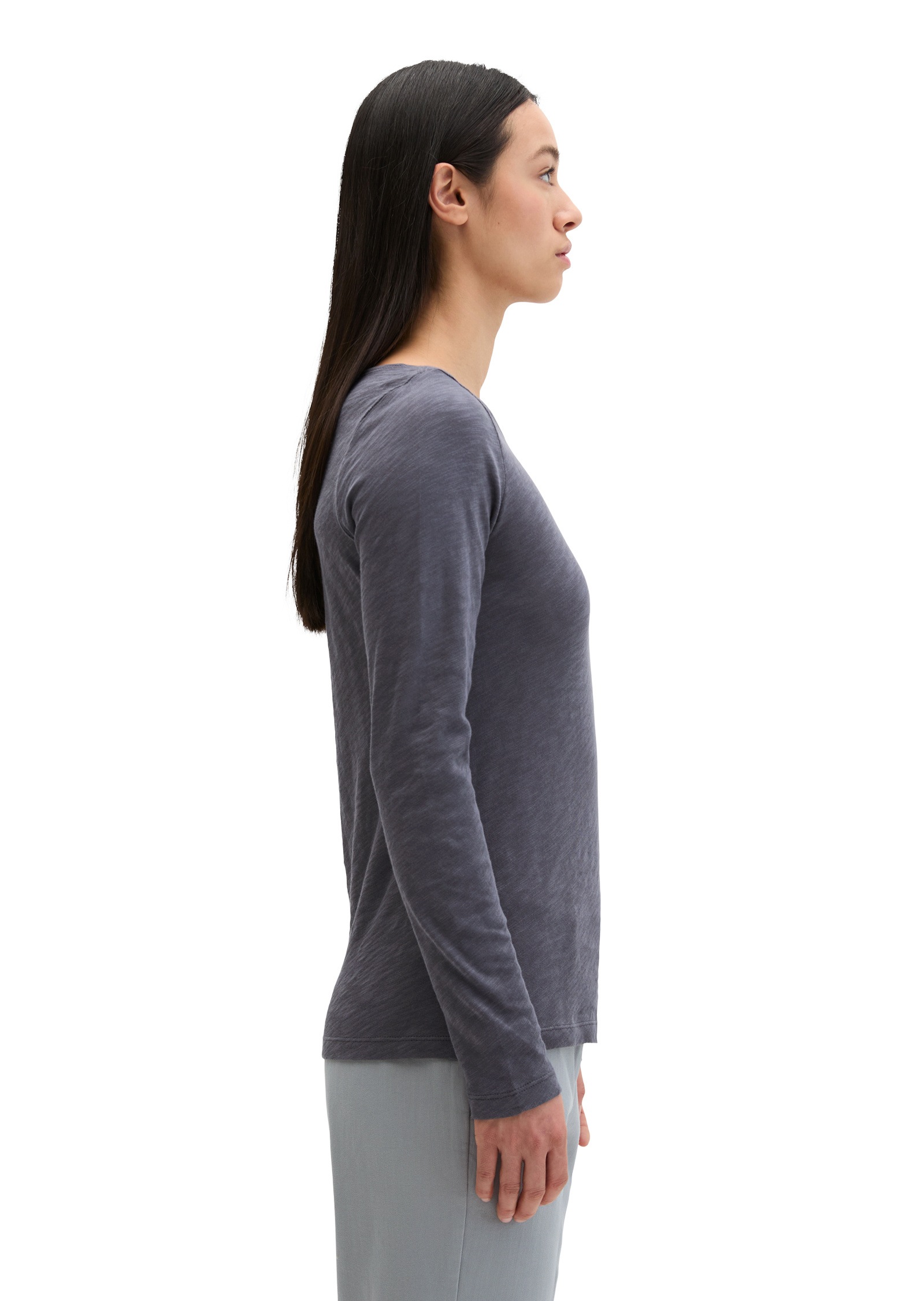 Marc OPolo Langarmshirt "aus Organic Cotton-Qualität" günstig online kaufen