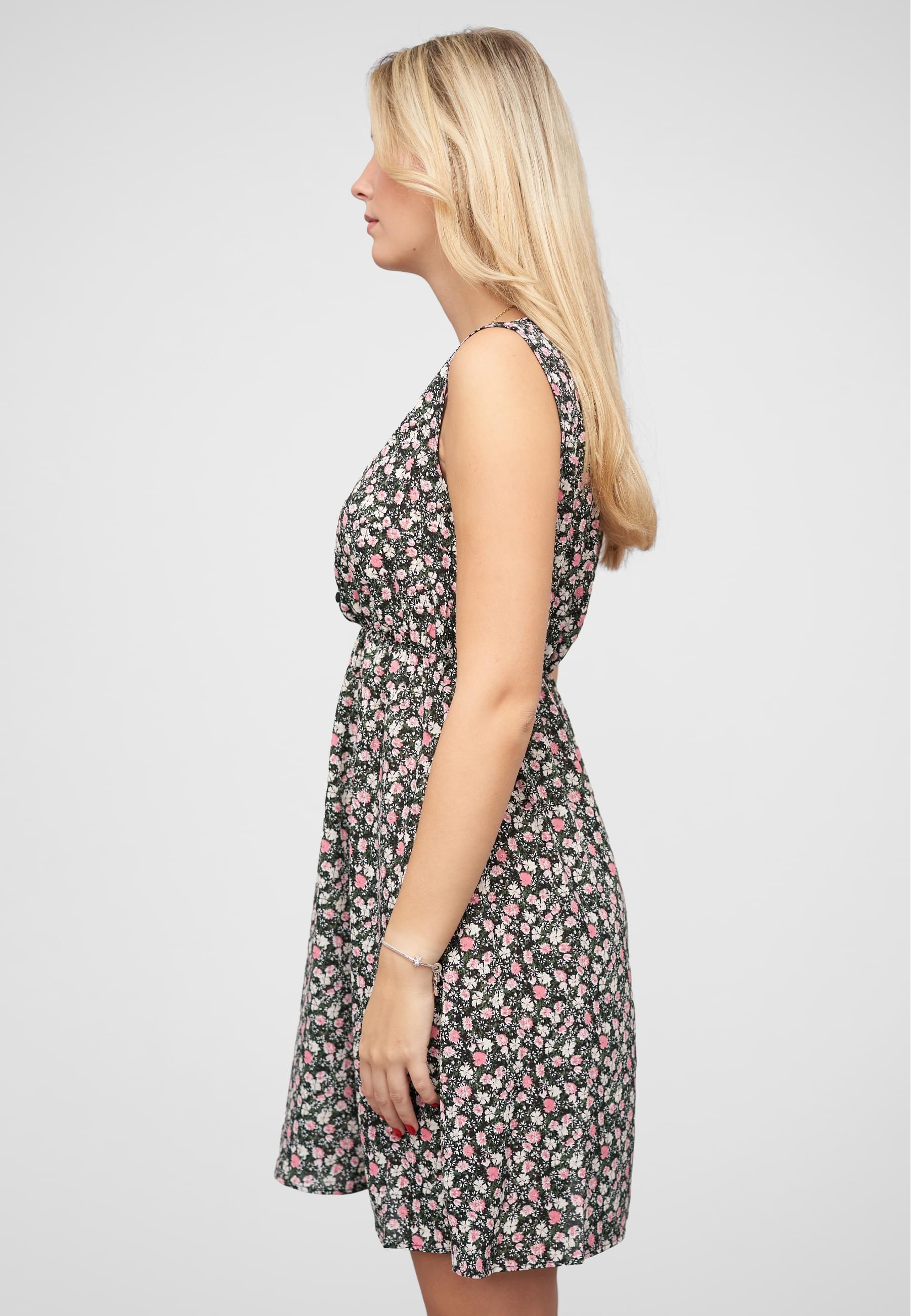 CLOUD 5IVE Shirtkleid »CLOUD 5IVE Leichtes Sommerkleid mit Knopfleiste« 1 Stk. tlg.