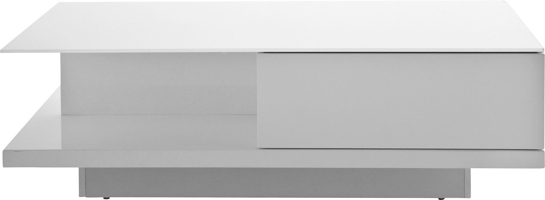 Thumbnail - SalesFever Couchtisch "im minimalistischen Stil", Elegante Tischplatte aus robustem Kristallglas