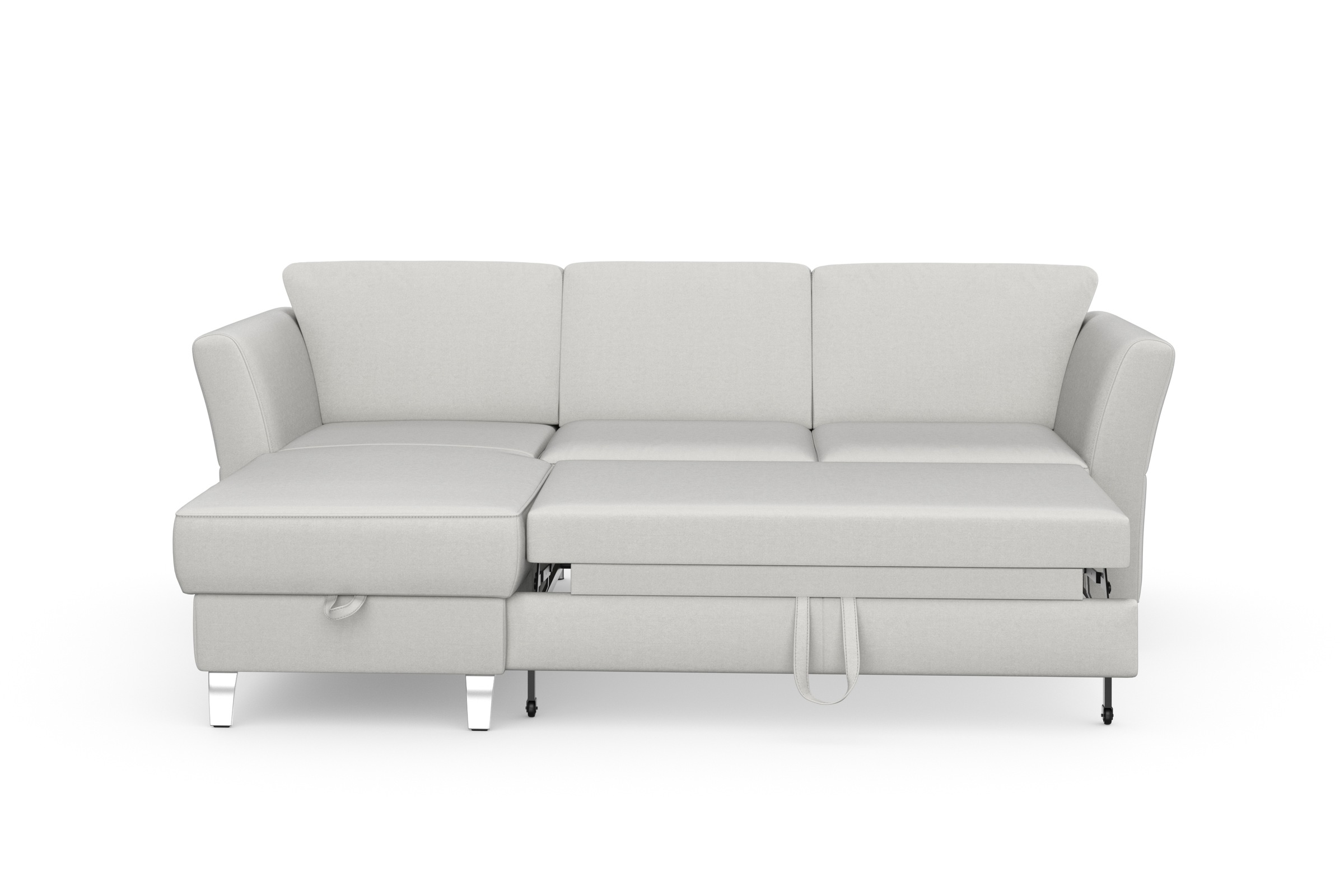 sit&more Ecksofa »Visby L-Form«, wahlweise mit Bettfunktion und Bettkasten, frei im Raum stellbar