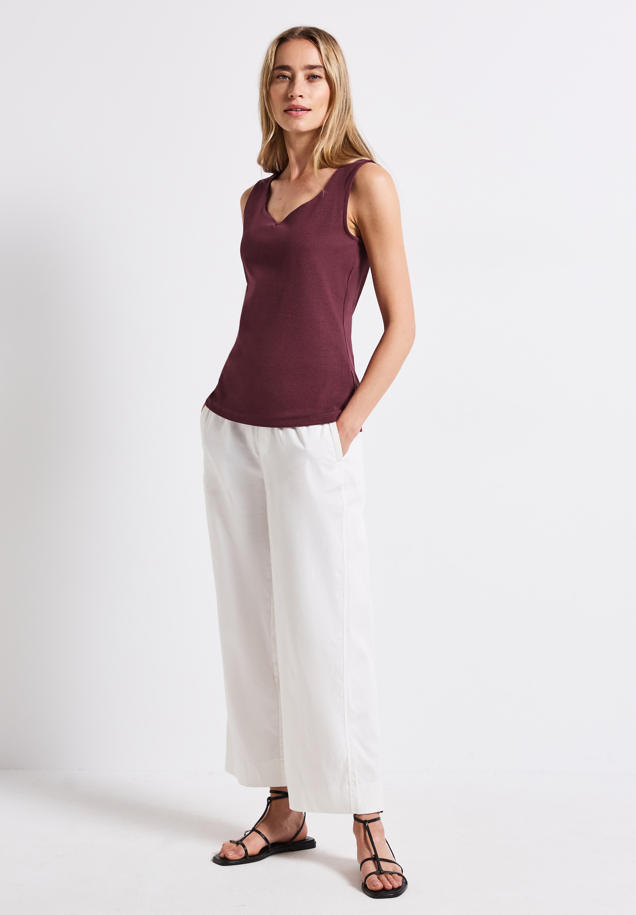 Thumbnail - STREET ONE Trägertop, aus Baumwolle mit Stretchanteil