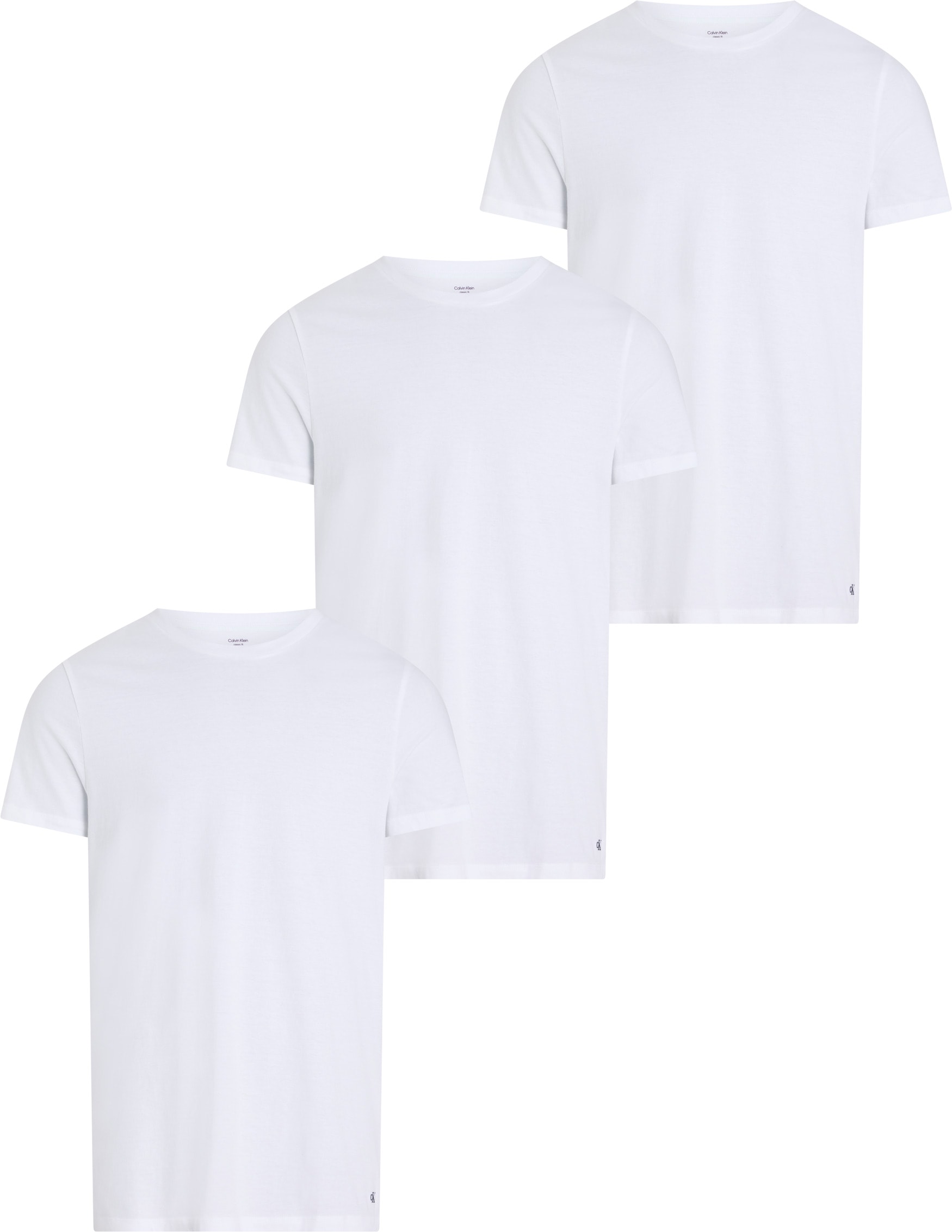 Calvin Klein Underwear T-Shirt "S/S CREW NECK 3PK", mit Logostickerei günstig online kaufen