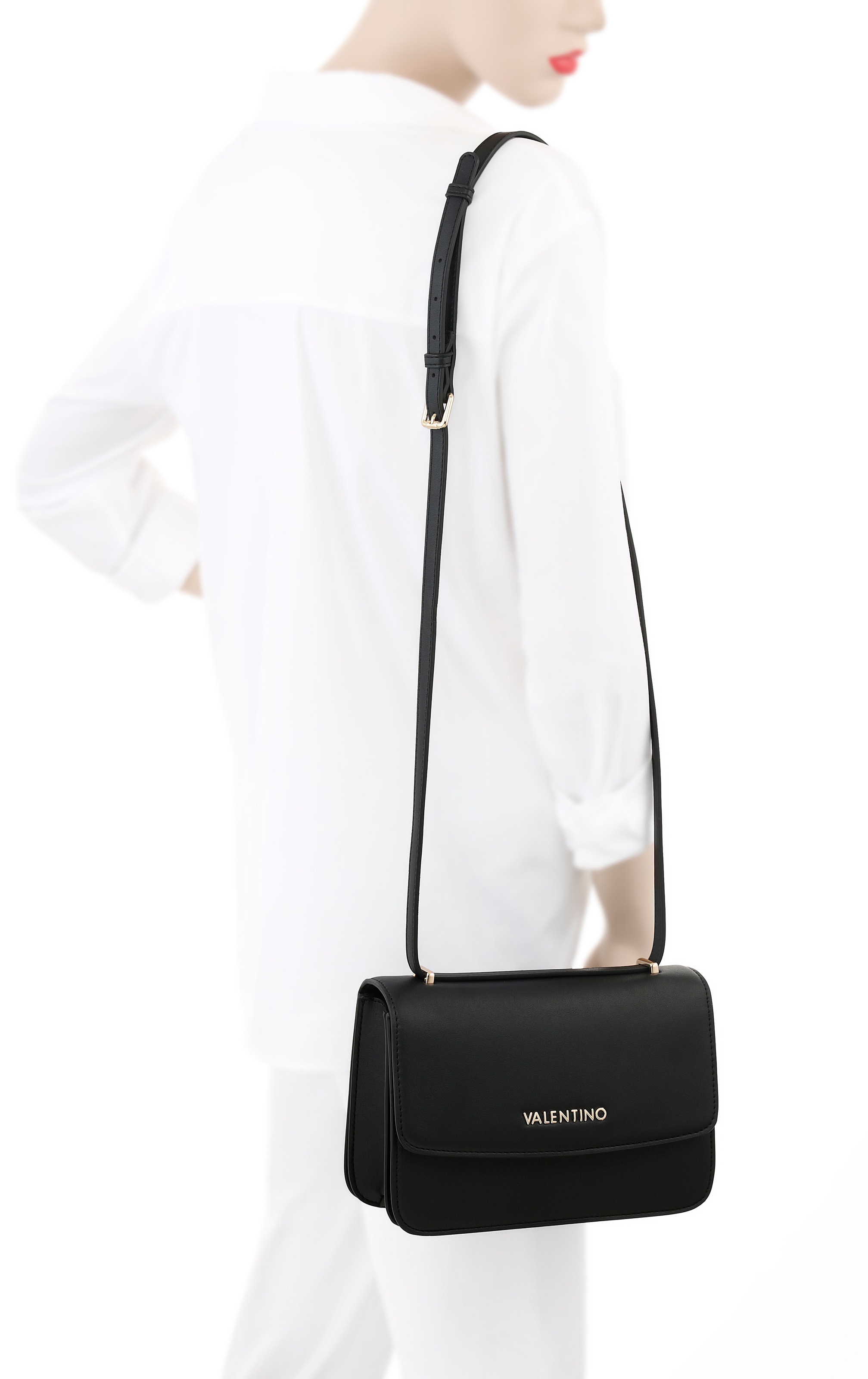 VALENTINO BAGS "FLAP BAG FLAP RE" Schultertasche, Mini Bag, Handtasche Dame günstig online kaufen