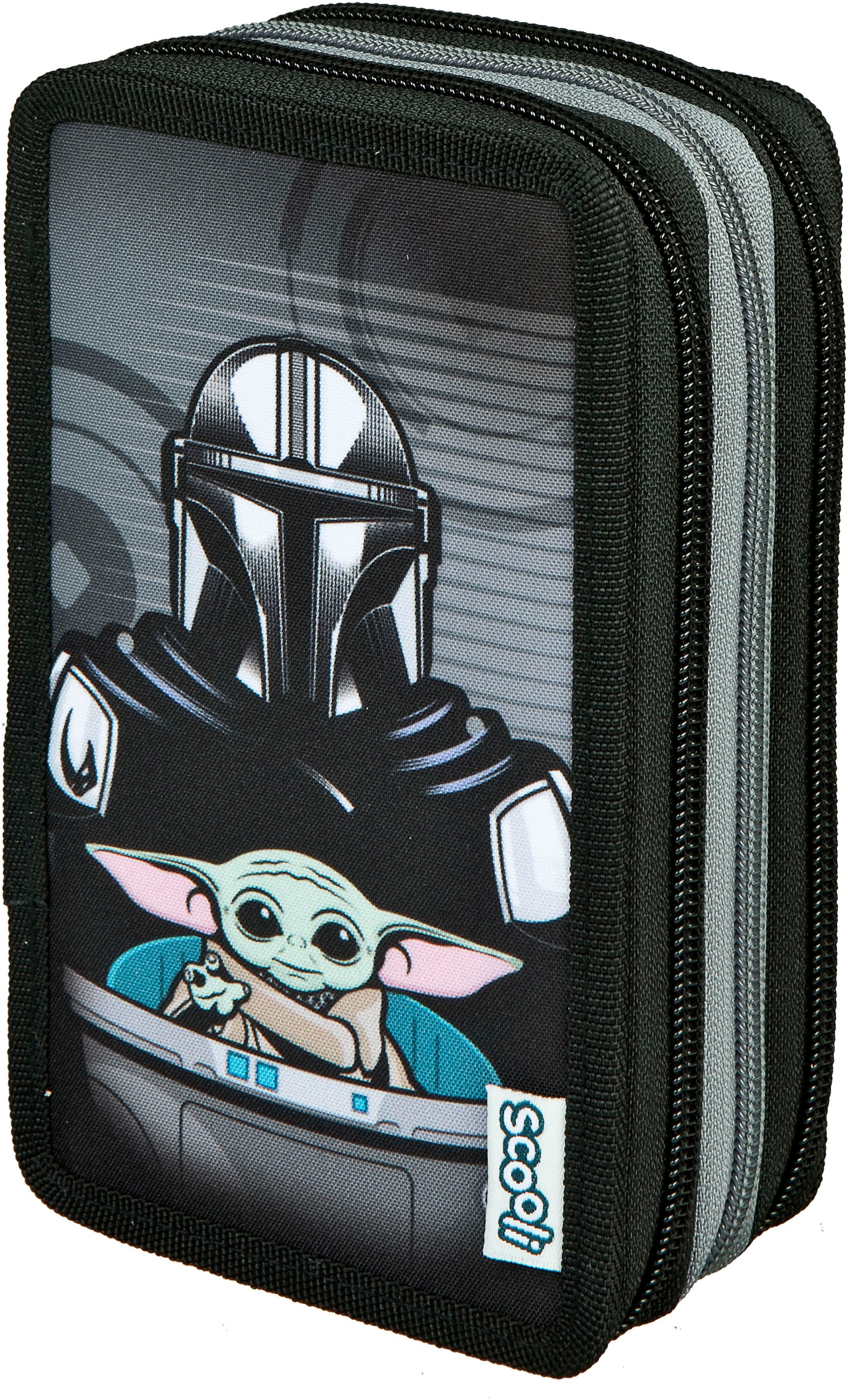 Scooli Federmäppchen »Tripledecker, Star Wars«, befüllt, inklusive Geodreieck