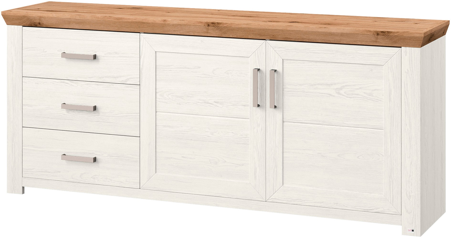 set one by Musterring Sideboard "York", Typ 51, mit viel Stauraum, Bügelgri günstig online kaufen
