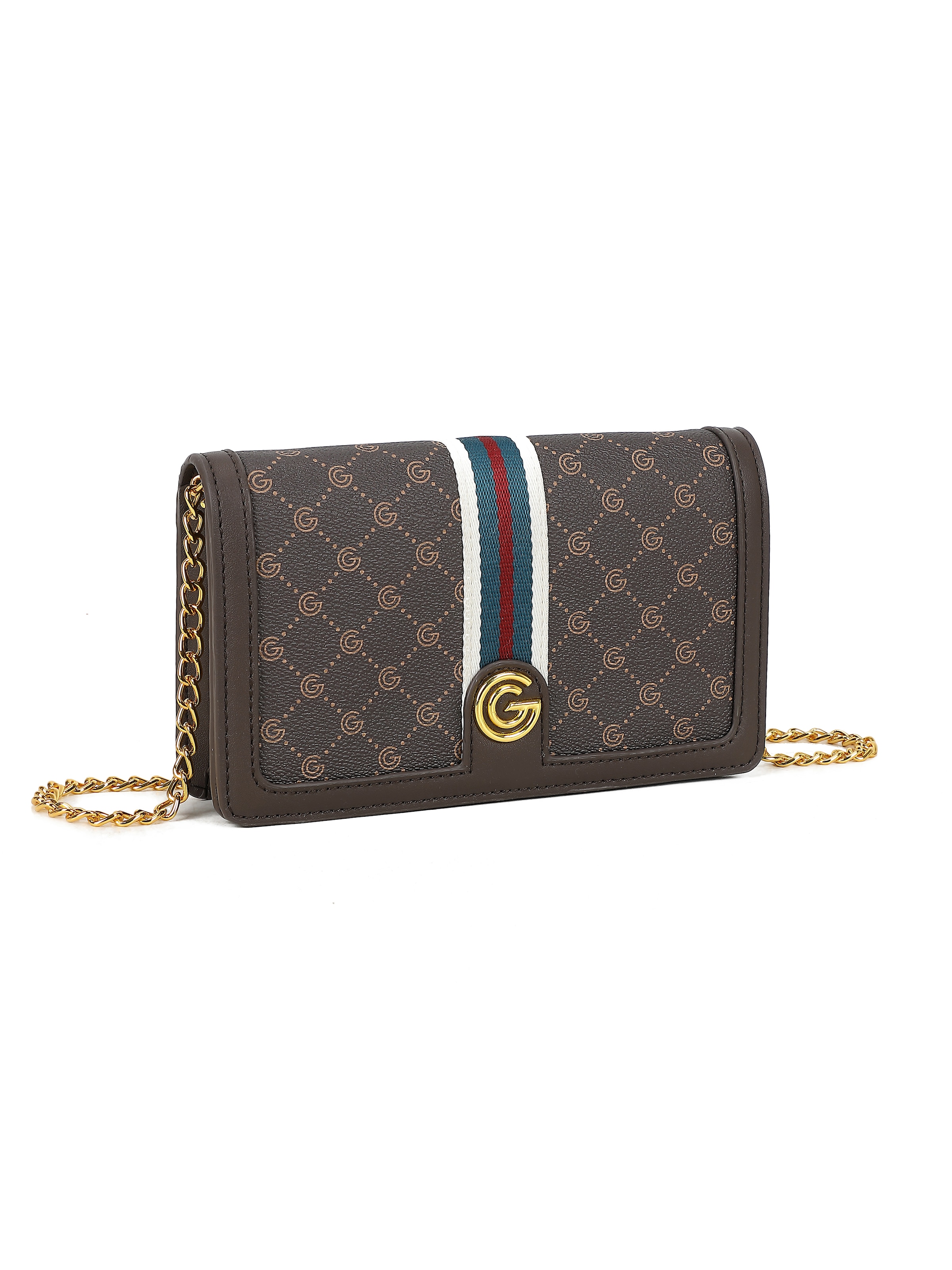 GABRIELLA G By Gabriella Gucci Geldbörse »QUEEN« Damen Geldbeutel, Portemonnaie mit Kontrastbesatz
