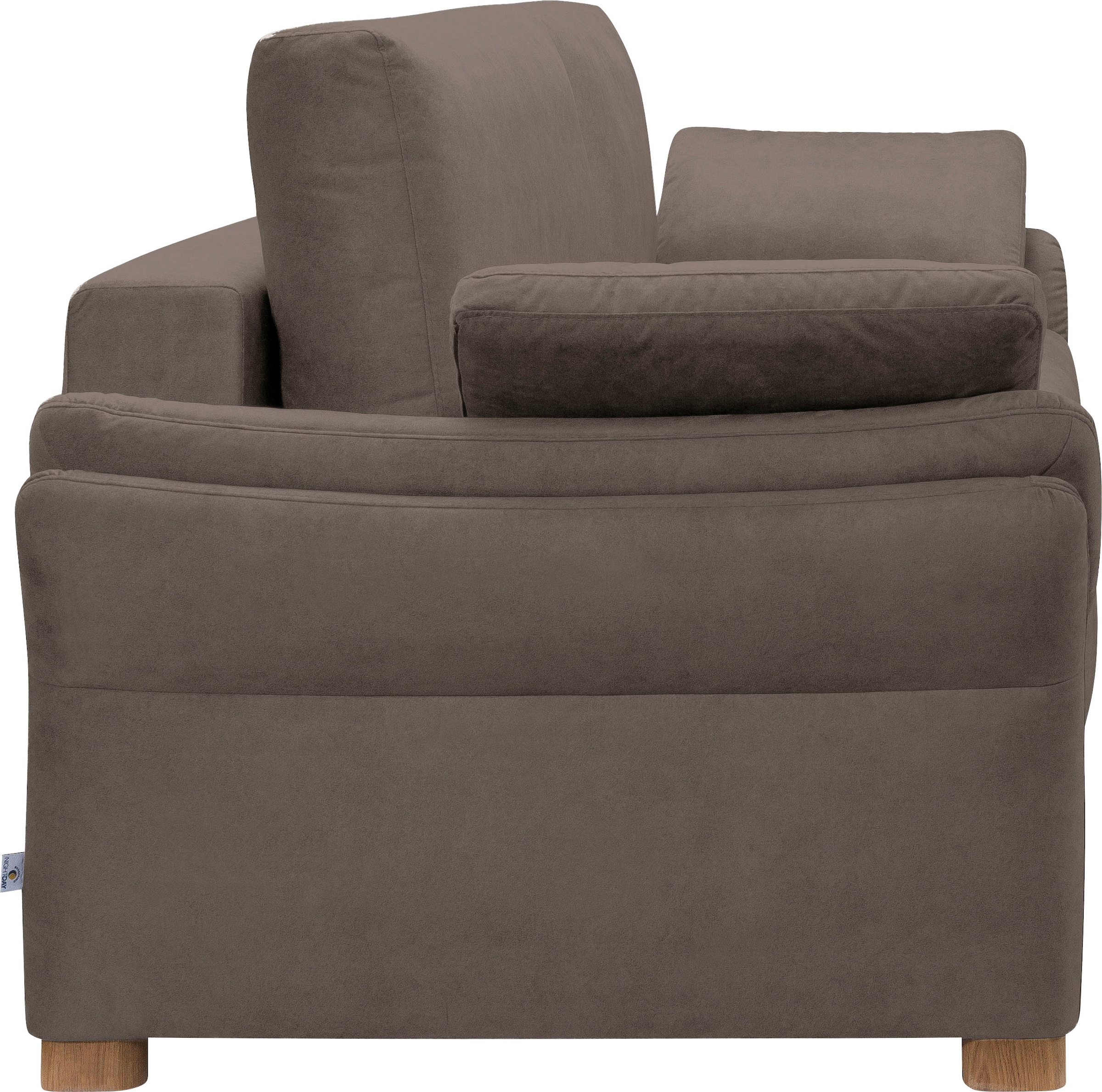 exxpo - sofa fashion 3-Sitzer »hochwertiger Sitzaufbau für hohen Sitzkomfort, bequeme Armlehnen«, inkl. Boxspring/Federkern-Polsterung, Bettfunktion und Bettkasten