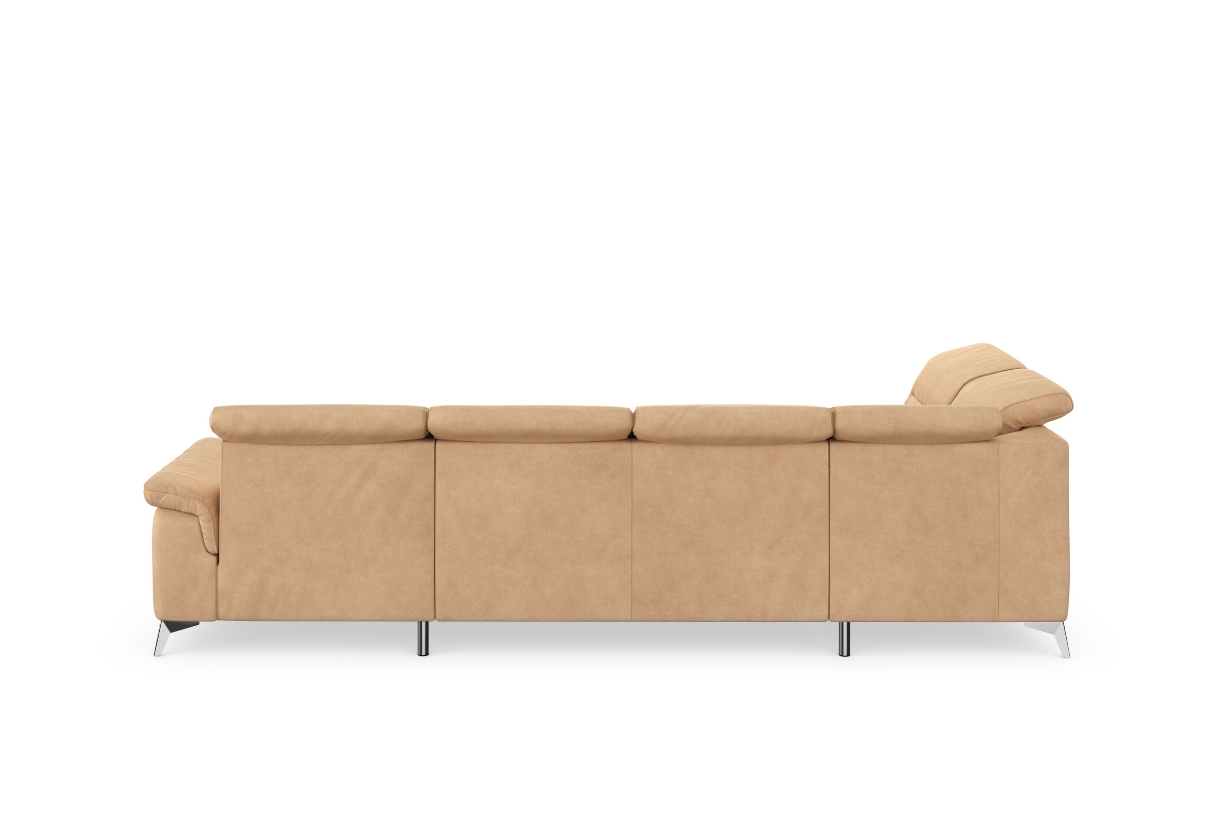 Wohnlandschaft SIT & MORE "Sinatra U-Form", braun (macchiato), B:326cm H:85cm T:220cm, 100% Polyester, Sofas, Wohnlandschaft, optional mit Kopfteilverstellung und Armteilfunktion etc. 3