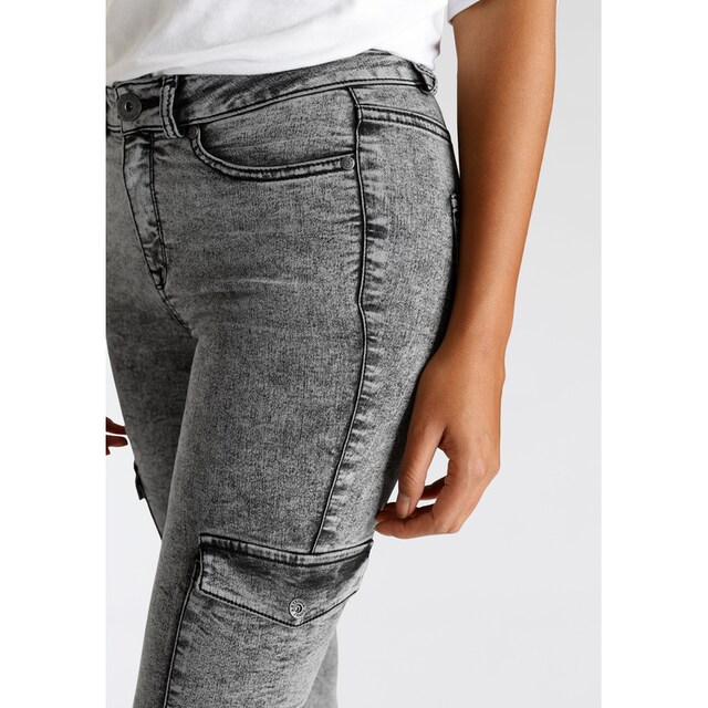 Arizona Skinny-fit-Jeans »Ultra Stretch«, High Waist mit Cargotaschen  online bestellen | BAUR