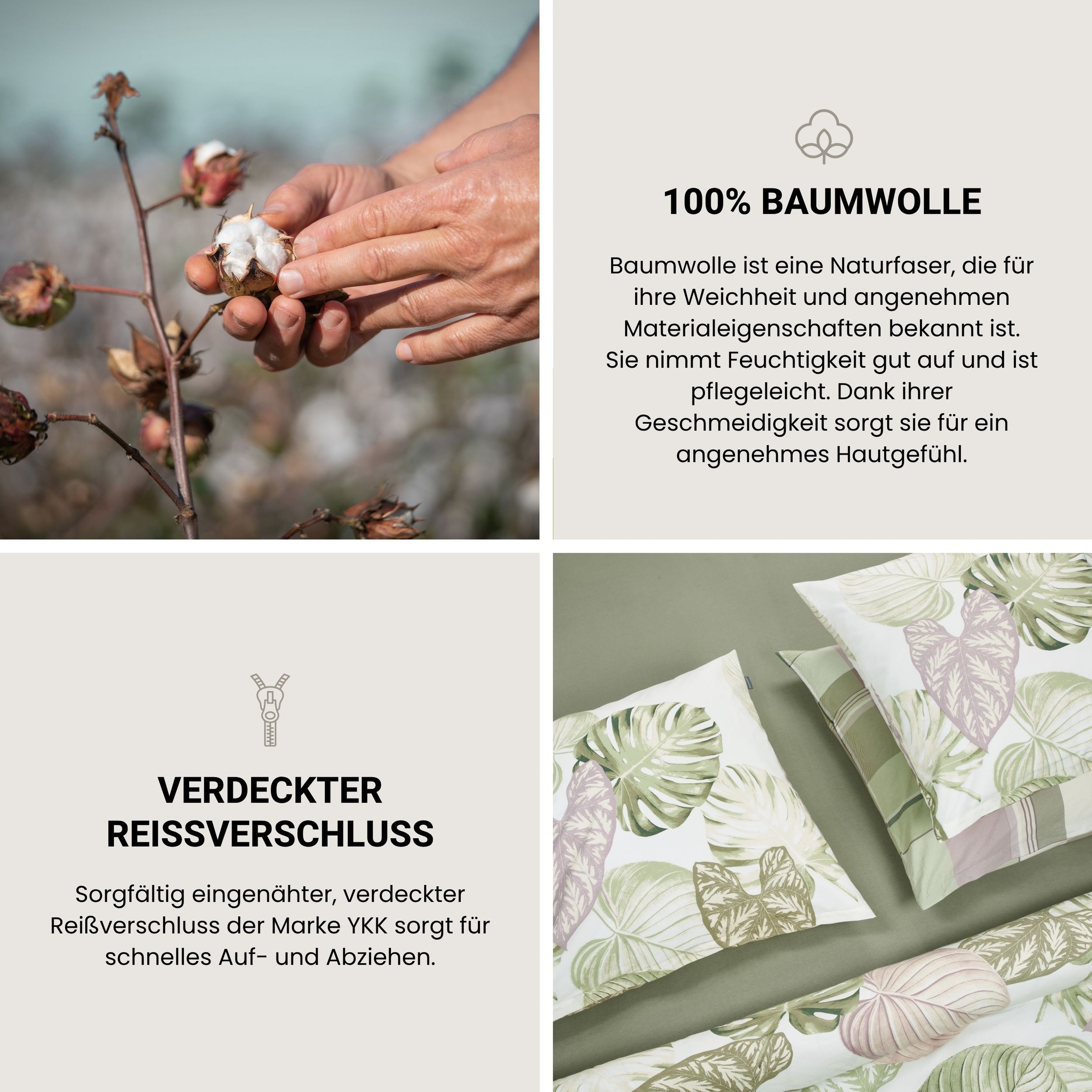 Schiesser Bettwäsche »Ate aus weicher Baumwolle mit einem klassischen Karo-Muster« 2 Stk. OEKO-TEX® MADE IN GREEN
