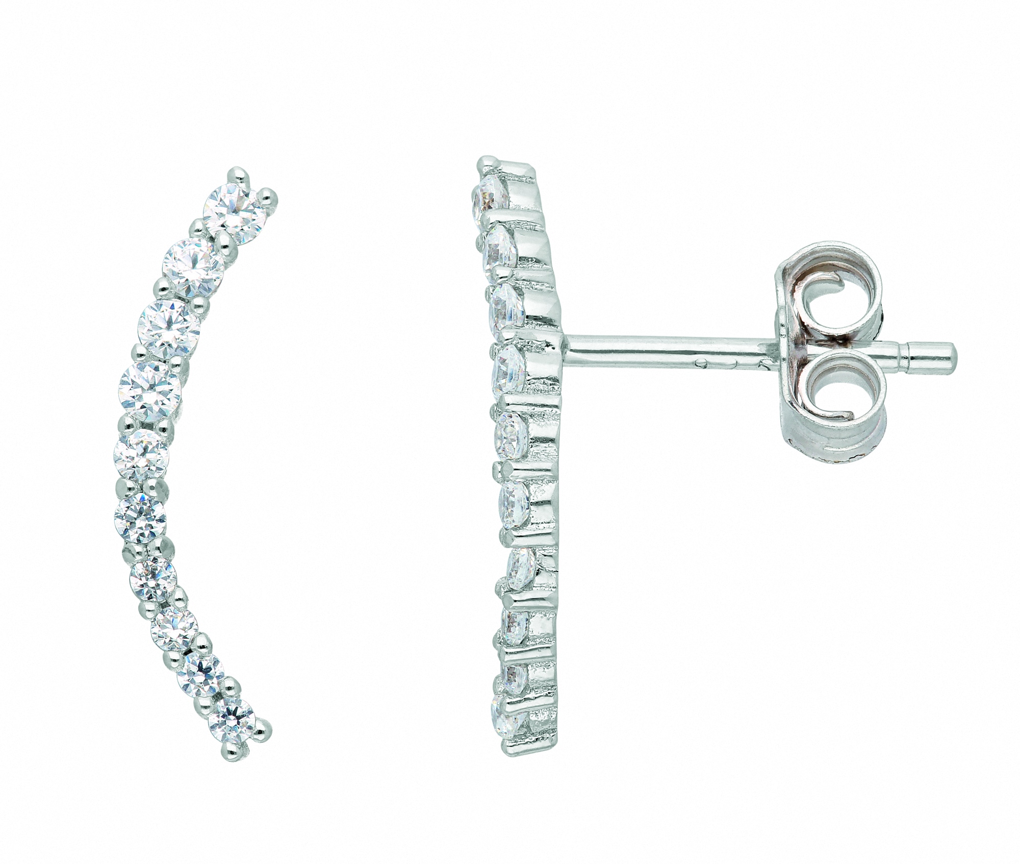 Adelia´s Paar Ohrhänger »1 Paar 925 Silber Ohrringe / Ohrstecker mit  Zirkonia«, mit Zirkonia Silberschmuck für Damen online kaufen | BAUR
