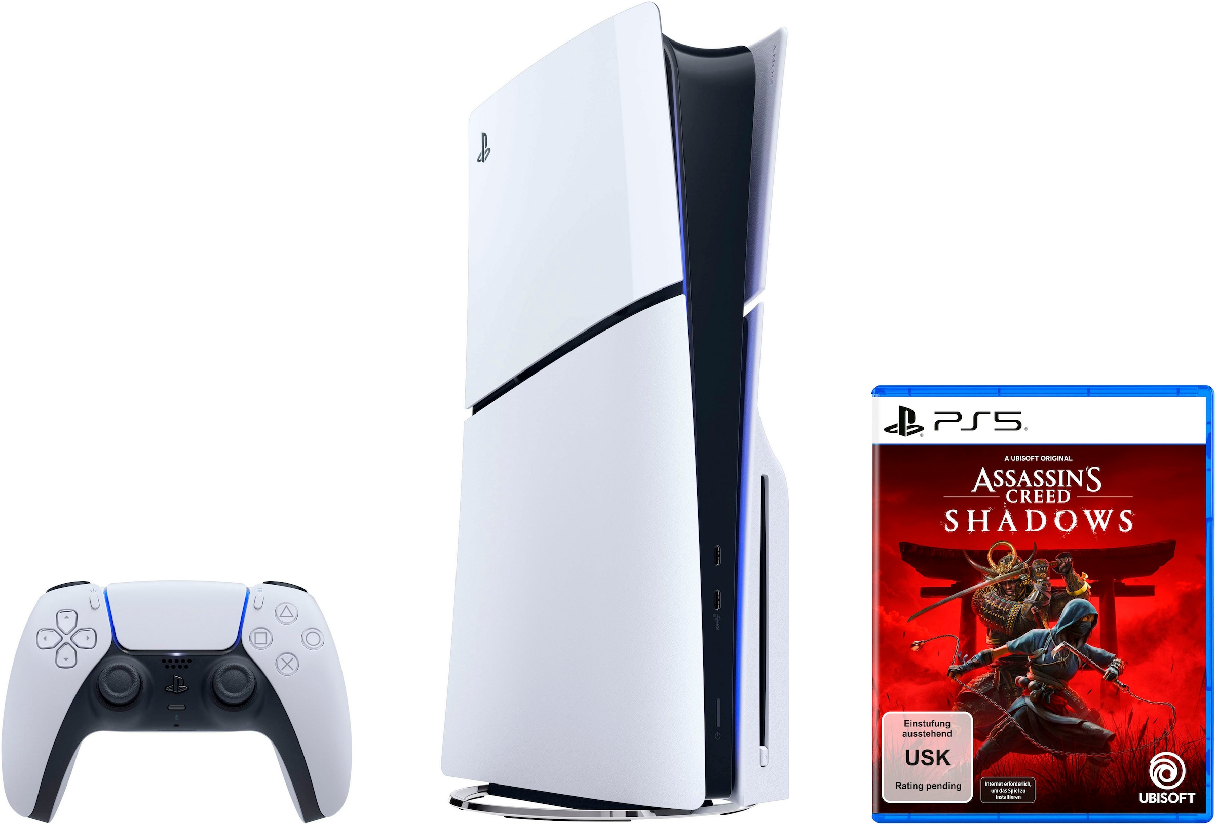 Spielekonsole »Disk Edition (Slim) + Assassin's Creed Shadows«