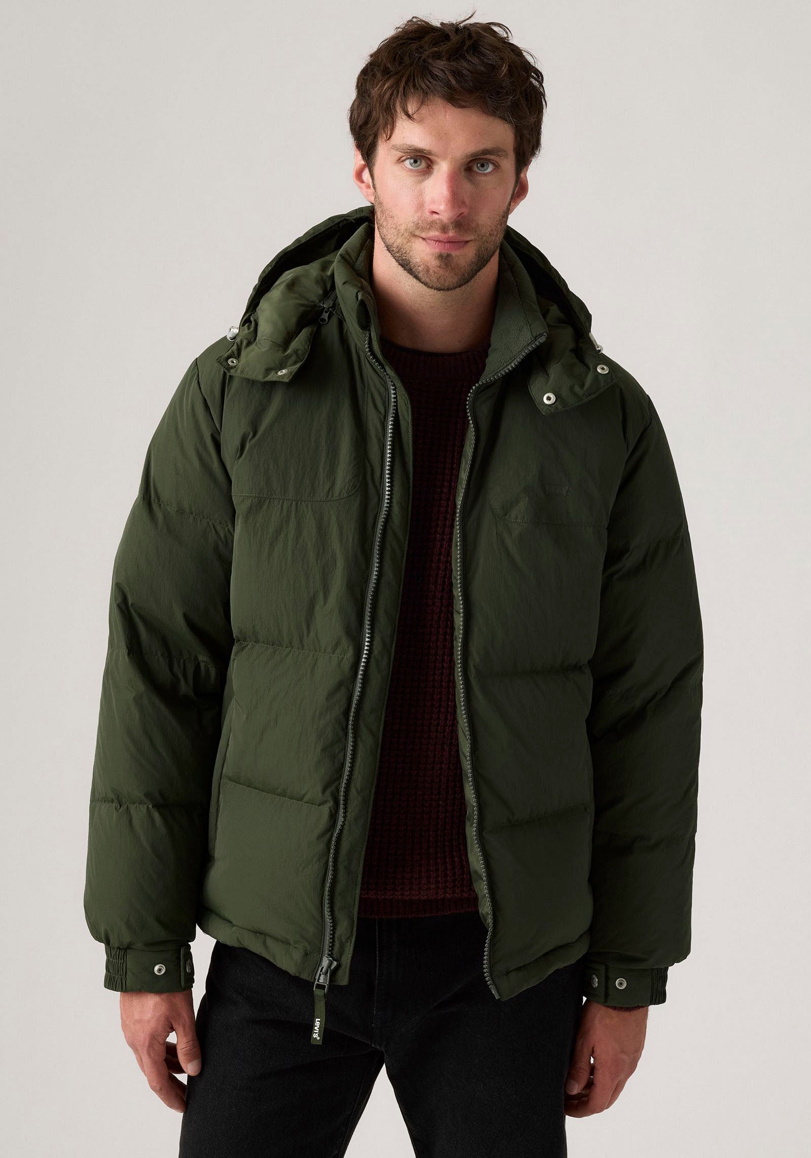 Levis Steppjacke "ROCKRIDGE SHORT PUFFER" mitKapuze Winterjacke günstig online kaufen