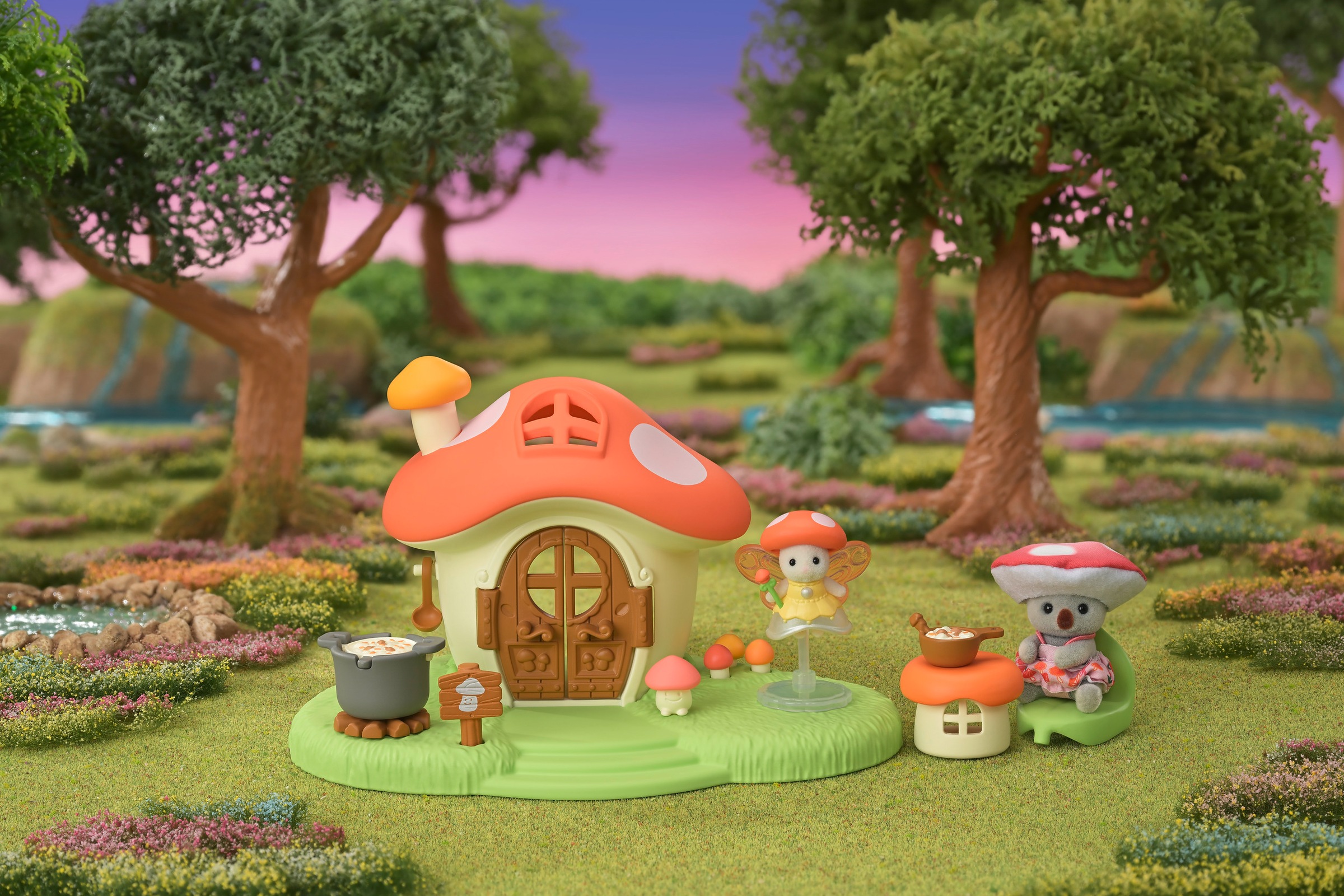 Sylvanian Families Spielwelt »Feen Pilzhaus mit Figuren«