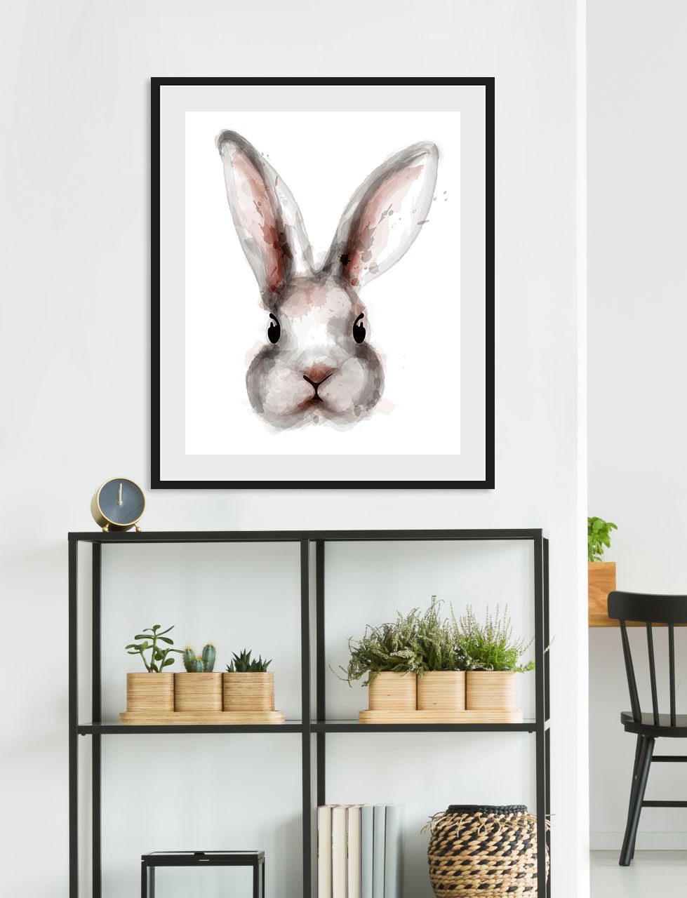 queence Bild "Aada", Hase-Hasen-Kunst-Haustiere, (1 St.), HD Premium Poster günstig online kaufen