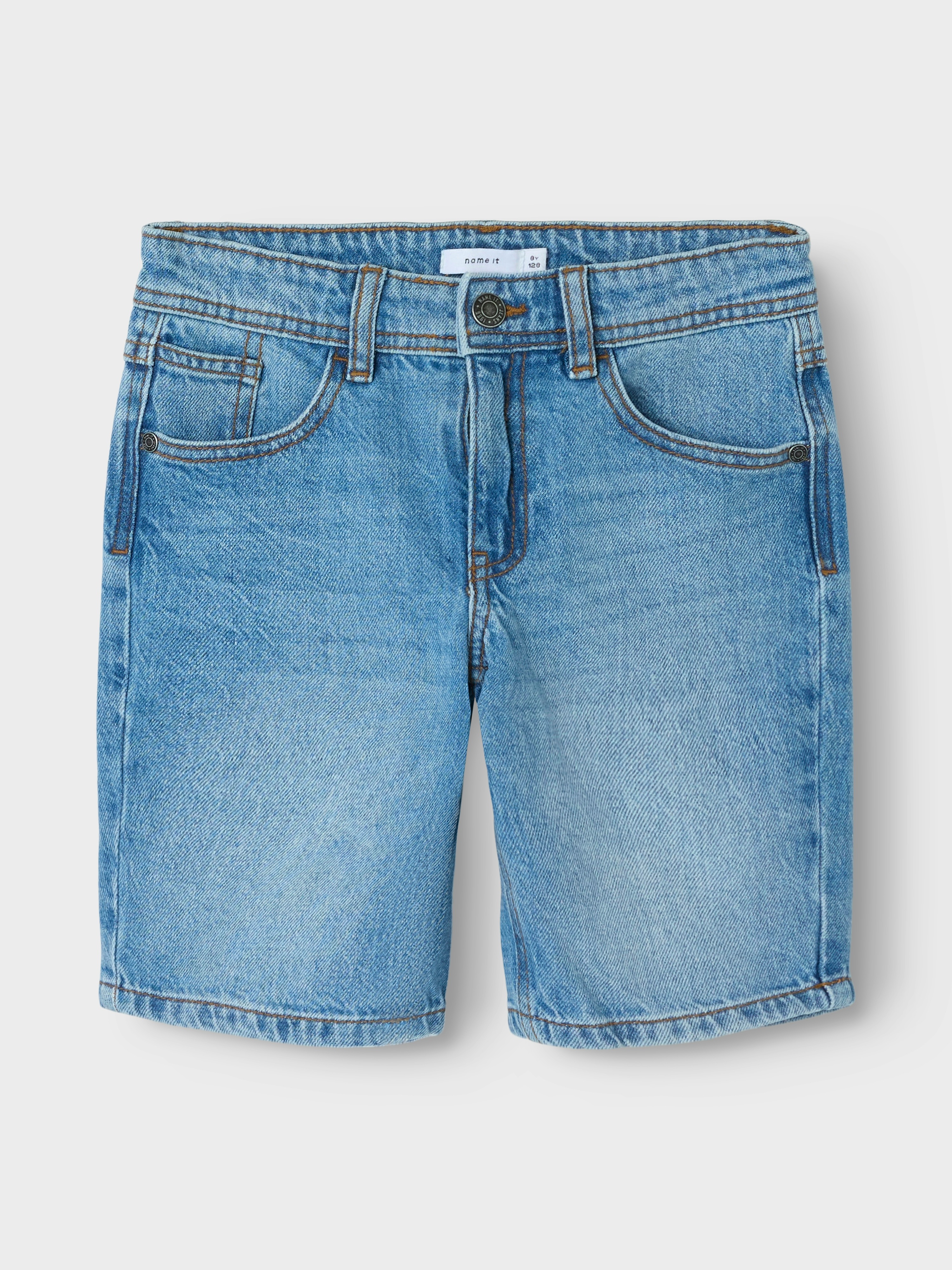 Thumbnail - Name It Jeansshorts "NKMRYAN REG L DNM SHORTS 6750-DM NOOS" Baumwolle