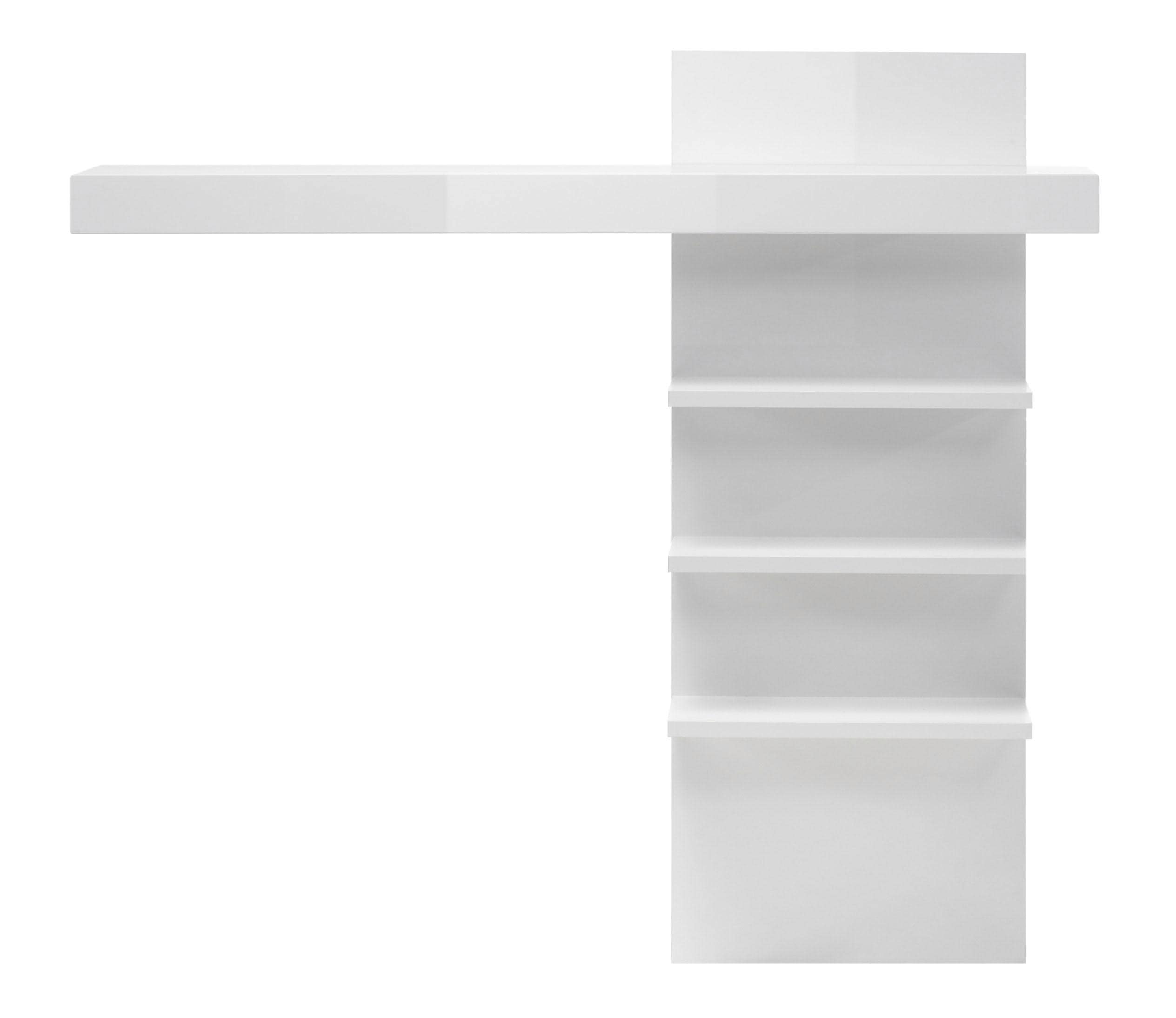 Thumbnail - INOSIGN Aufsatzregal "Carat, modernes Regal, Wandhalter mit Ablagefächern, 137 cm breit" vielseitig einsetzbares Wandboa...