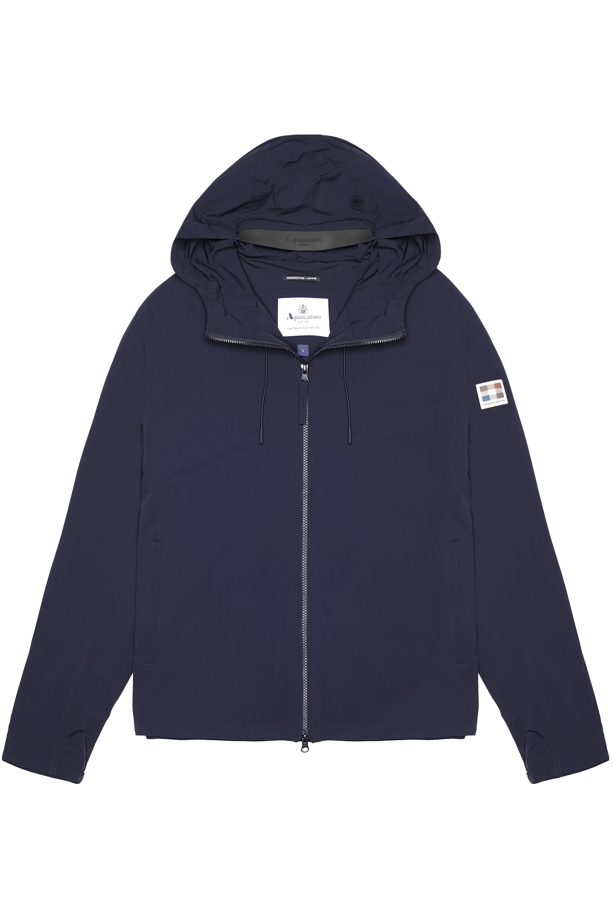 Aquascutum Active Wolljacke "HOODED STRETCH WINDBREAKER Herren" mit Kapuze Kapuzenjacke Herren, leichte Jacke, Sportjacke, Wetterjacke, Sale