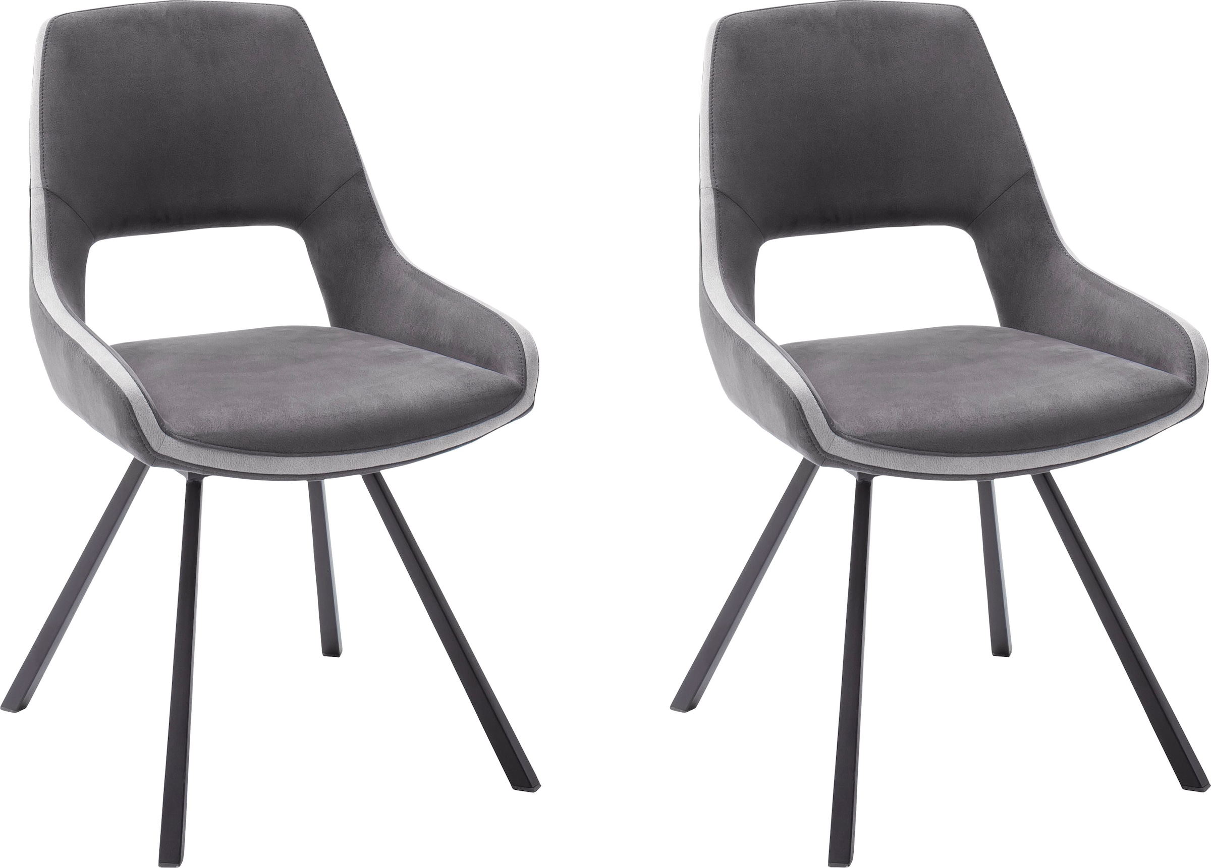 MCA furniture Esszimmerstuhl »Bayonne«, (Set), 2 St., 2-er Set, Stuhl 180°drehbar  mit Nivellierung, belastbar bis 120 kg bestellen | BAUR