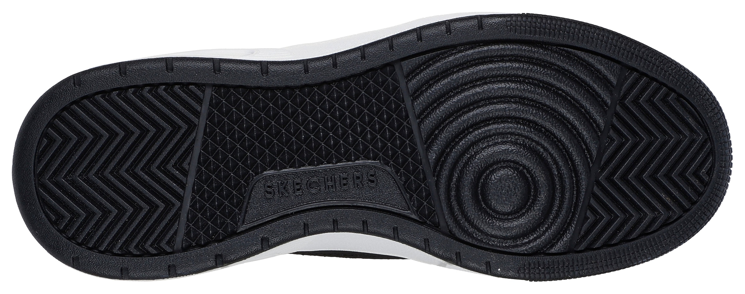 Skechers Sneaker »UNO COURT-COURTED STYLE«, Skater Schuh, Retro Sneaker mit Memory Foam