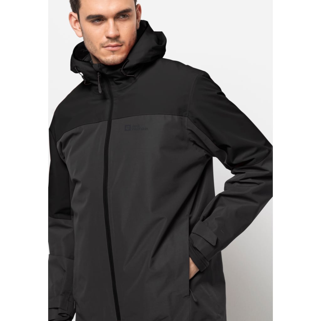 Jack Wolfskin 3-in-1-Funktionsjacke »GLAABACH 3IN1 JKT M«, (2 teilig), mit Kapuze