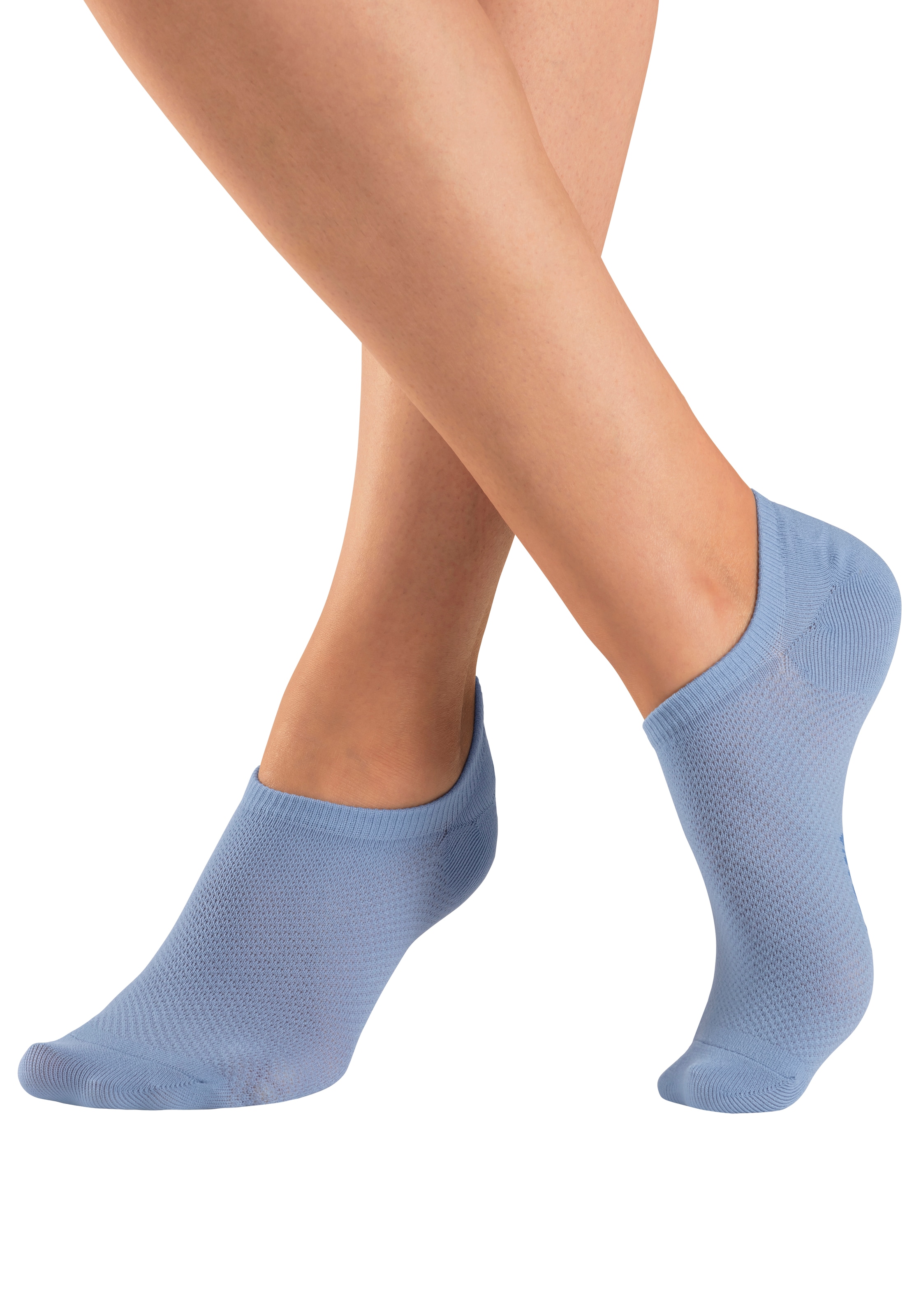 LASCANA ACTIVE Sneakersocken, (Packung, 7 Paar), mit Pikeestruktur