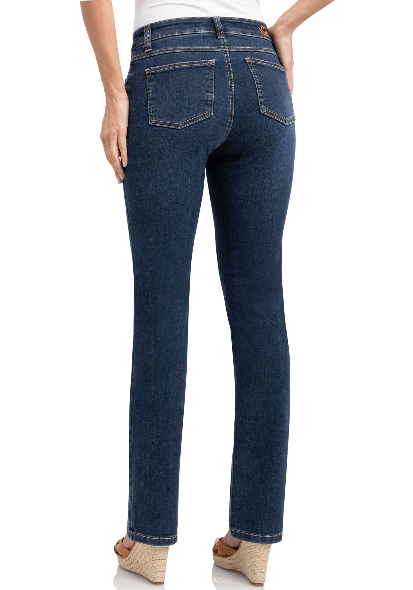 wonderjeans Bootcut-Jeans, mit leicht ausgestelltem Bein