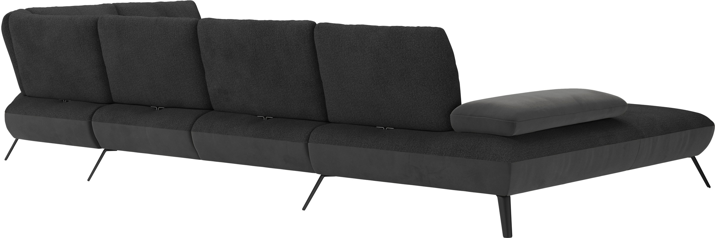 Places of Style Wohnlandschaft »Mikado U-Form«, inkl. Sitztiefenverstellung und Armteilverstellung