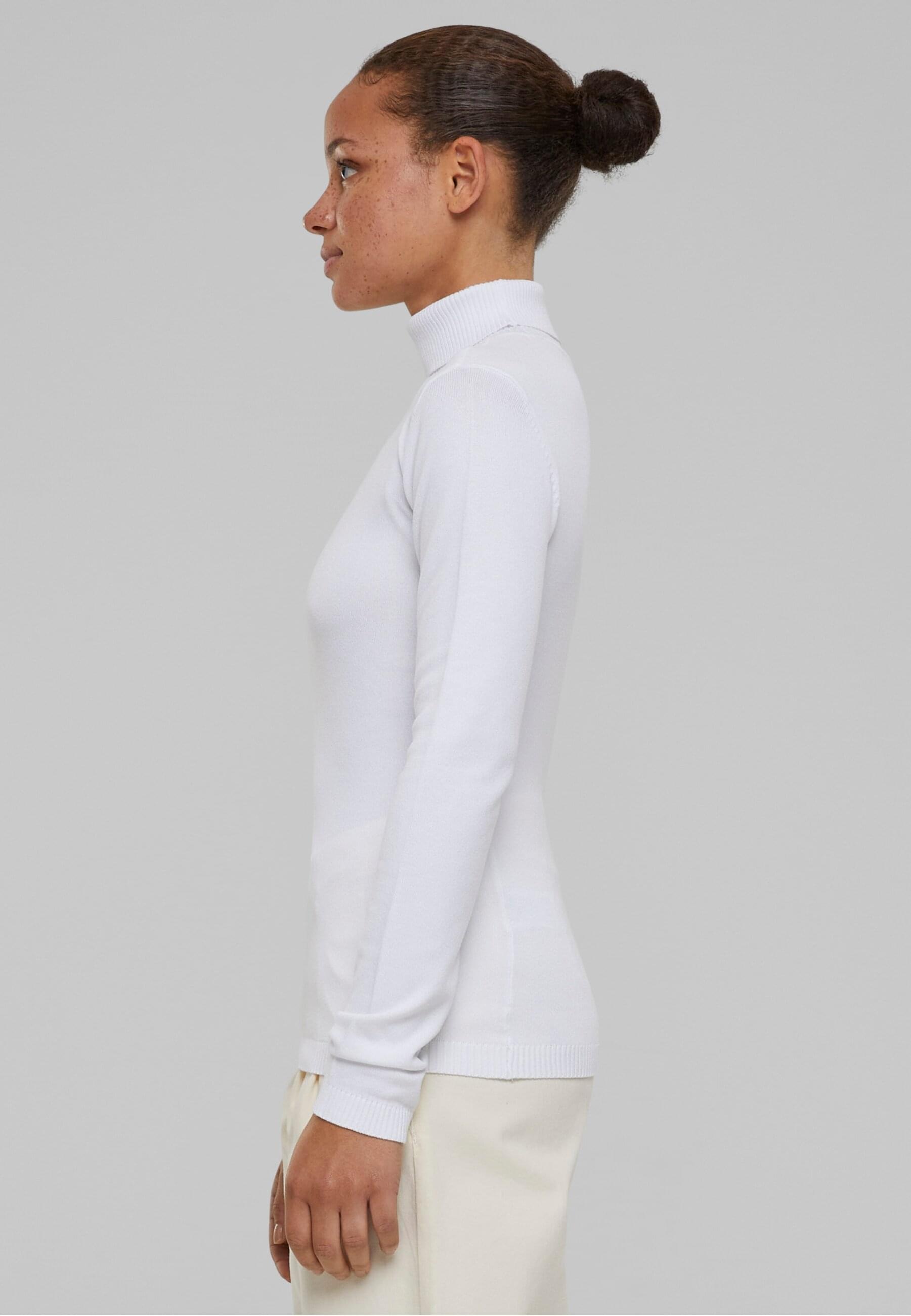 URBAN CLASSICS Rundhalspullover »Urban Classics Damen Ladies Knitted Turtleneck Sweater«, (1 tlg.)