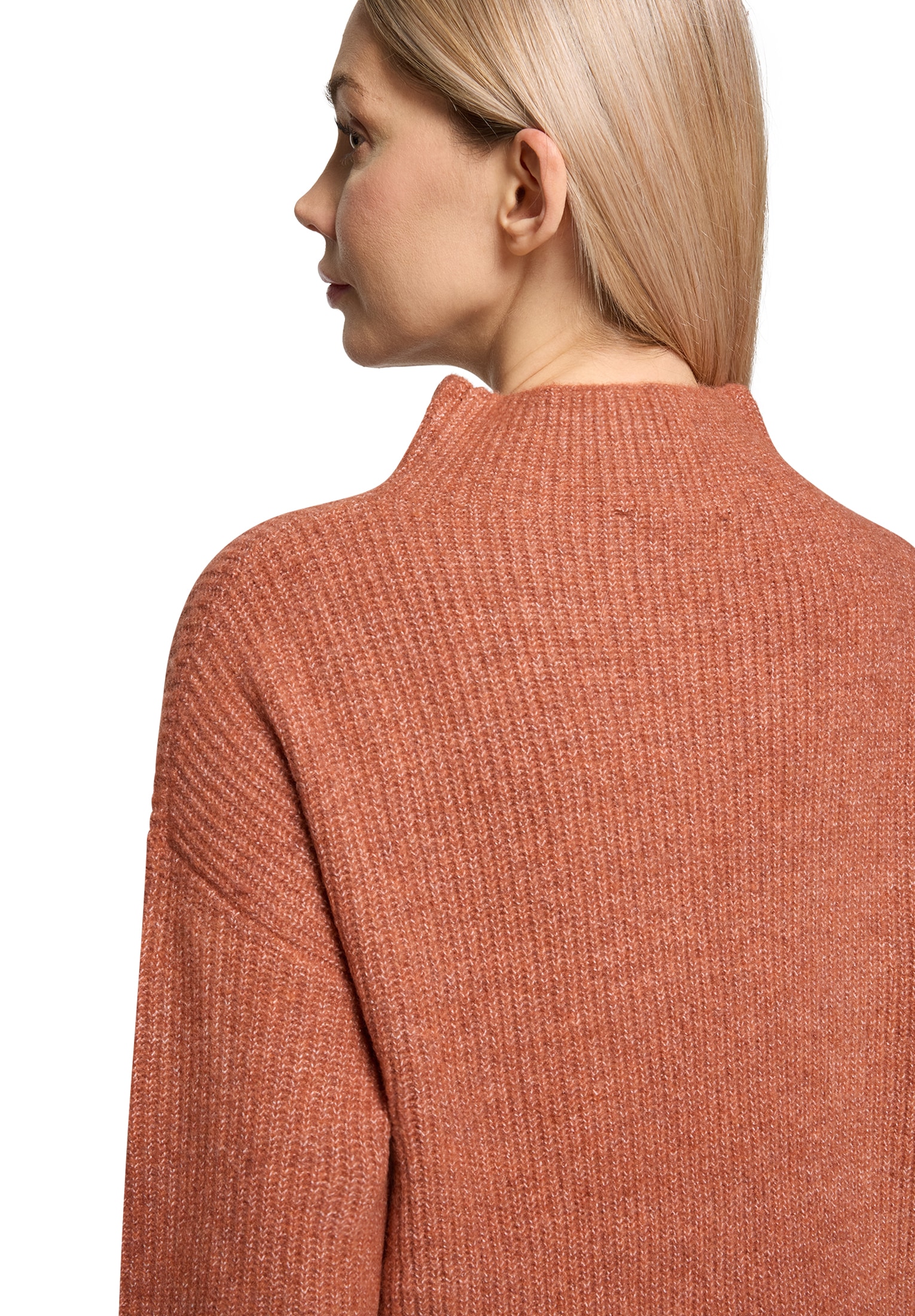 Cartoon Strickkleid »Damen mit Stehkragen« Ohne Tasche