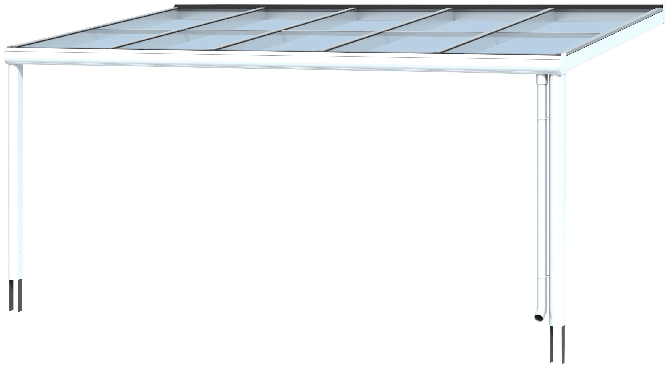 Skanholz Terrassendach »Modena«, 541 cm Breite, verschiedene Tiefe