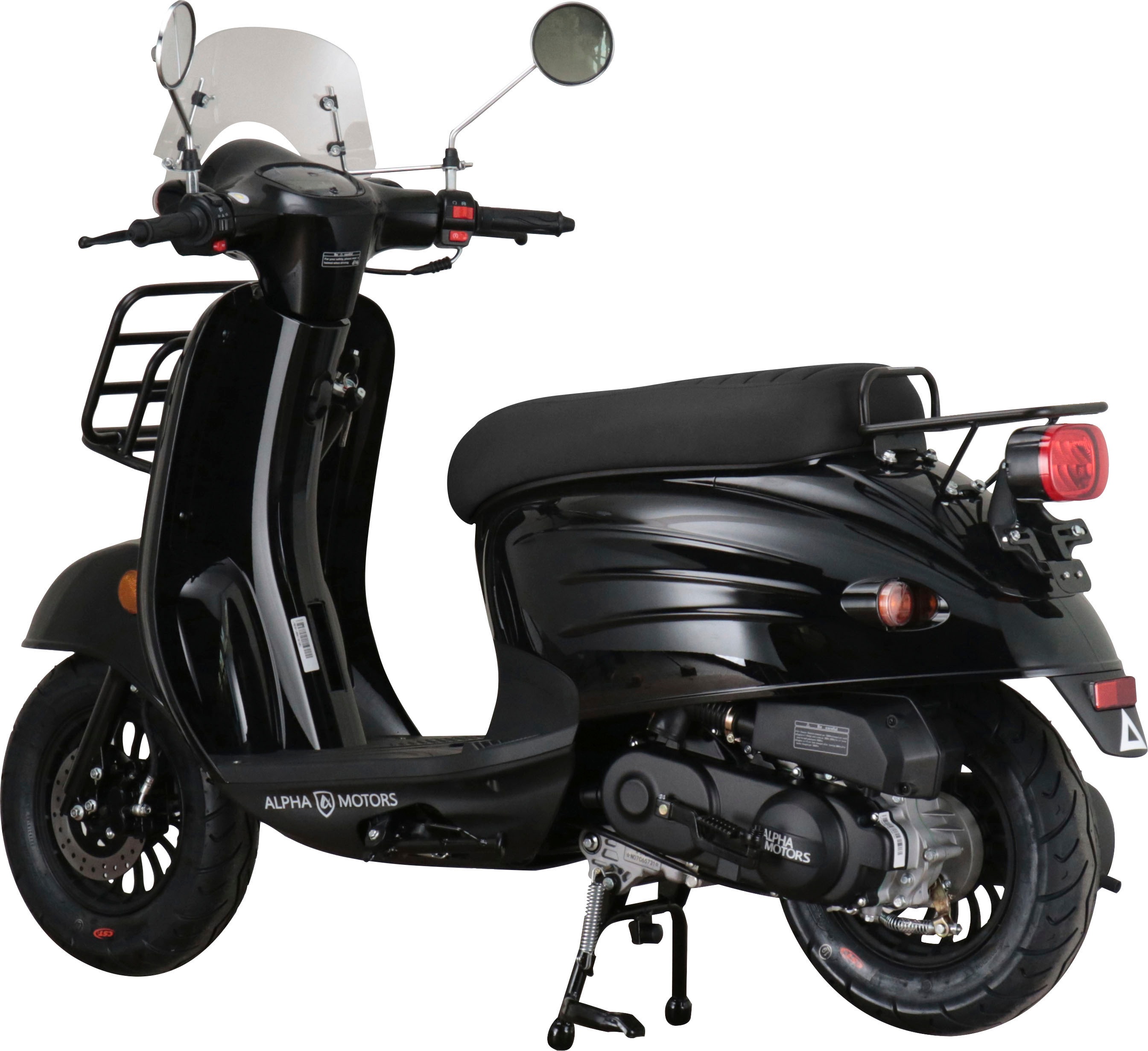 Thumbnail - Alpha Motors Motorroller "Adria", 50 cm³, 45 km/h, Euro 5, 3,1 PS, (inkl. Windschild), mit Lenkerschloss und Windschild