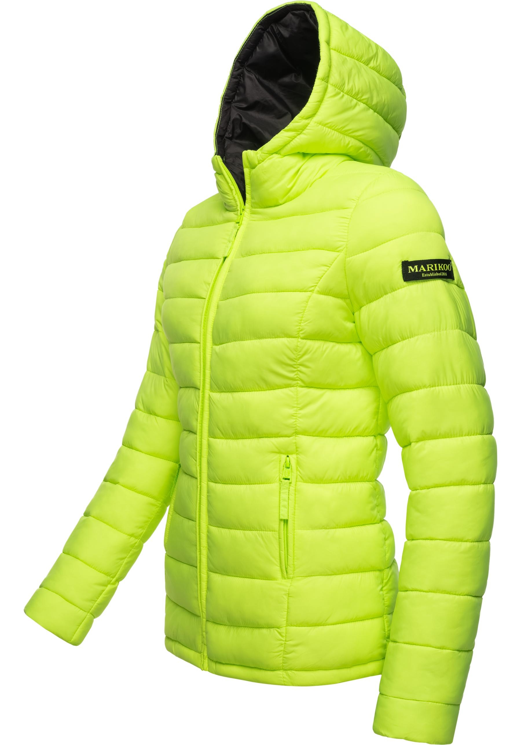 Marikoo Steppjacke »Luci«, mit Kapuze, modische Damen Übergangsjacke mit großer Kapuze