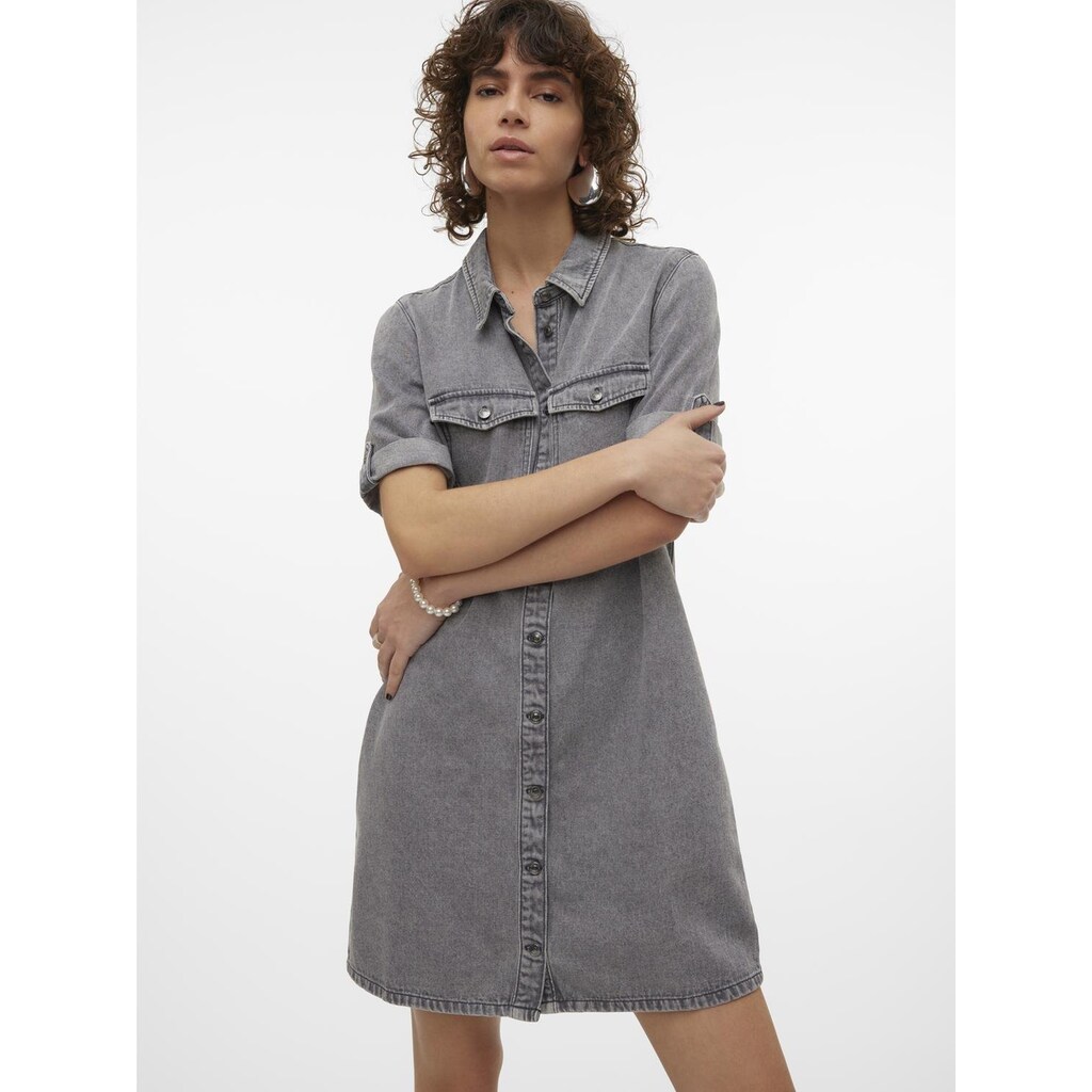 Vero Moda Jeanskleid »VMJENNIE SS SHORT DENIM DRESS NOOS«