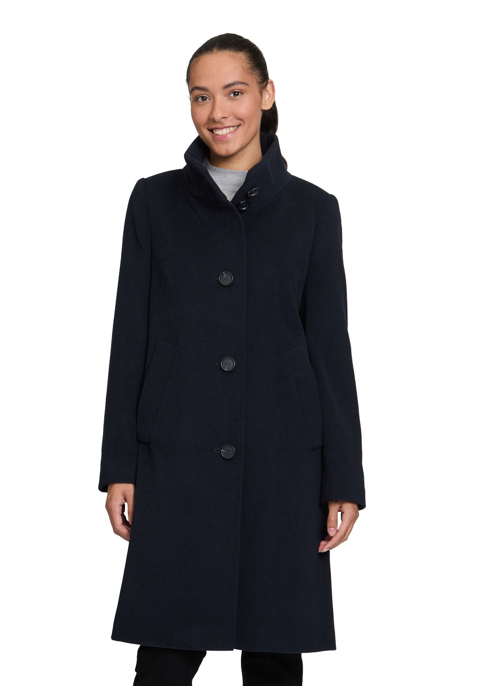 Betty Barclay Wolljacke "Damen Wollmantel mit Kragen" günstig online kaufen