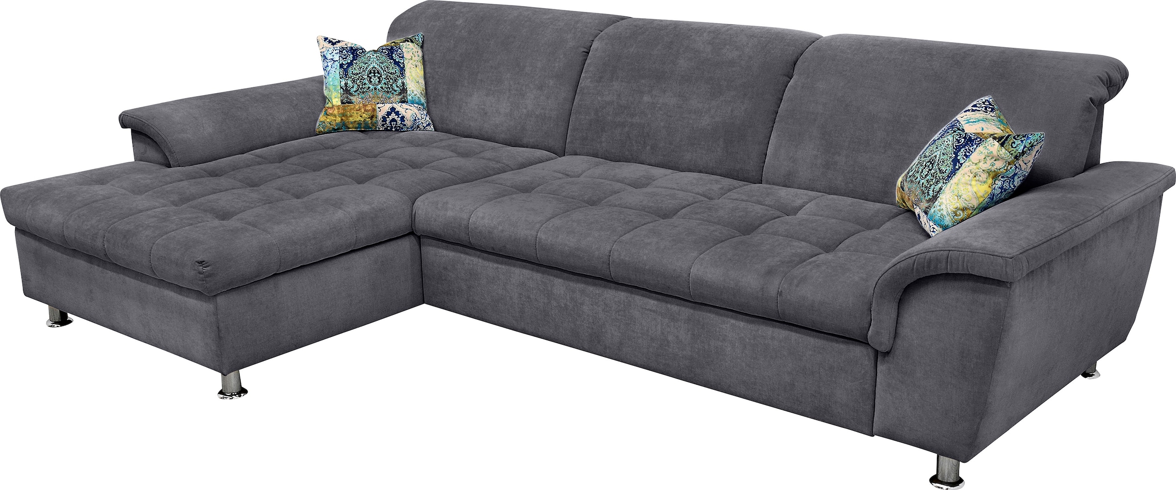 DOMO collection Ecksofa "Franzi bequem, B/T: 278/162 cm, L-Form, belastbar günstig online kaufen