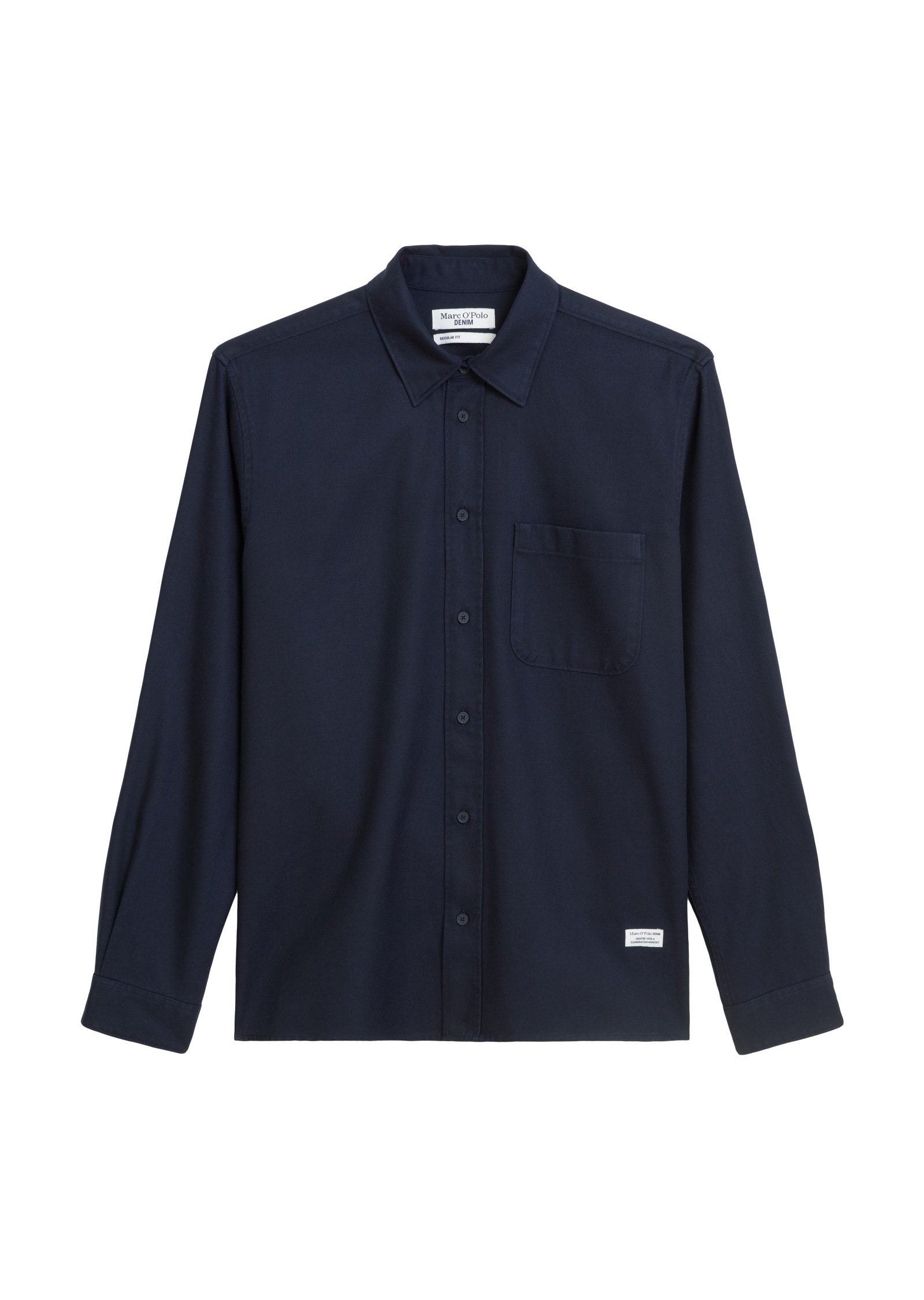 Marc O'Polo DENIM Langarmhemd »aus Lyocell-Baumwoll-Twill«